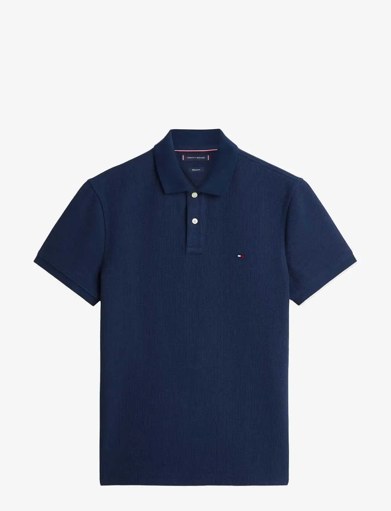 Tommy Hilfiger - SEERSUCKER REG POLO - kortärmade pikéer - dark night navy - 1