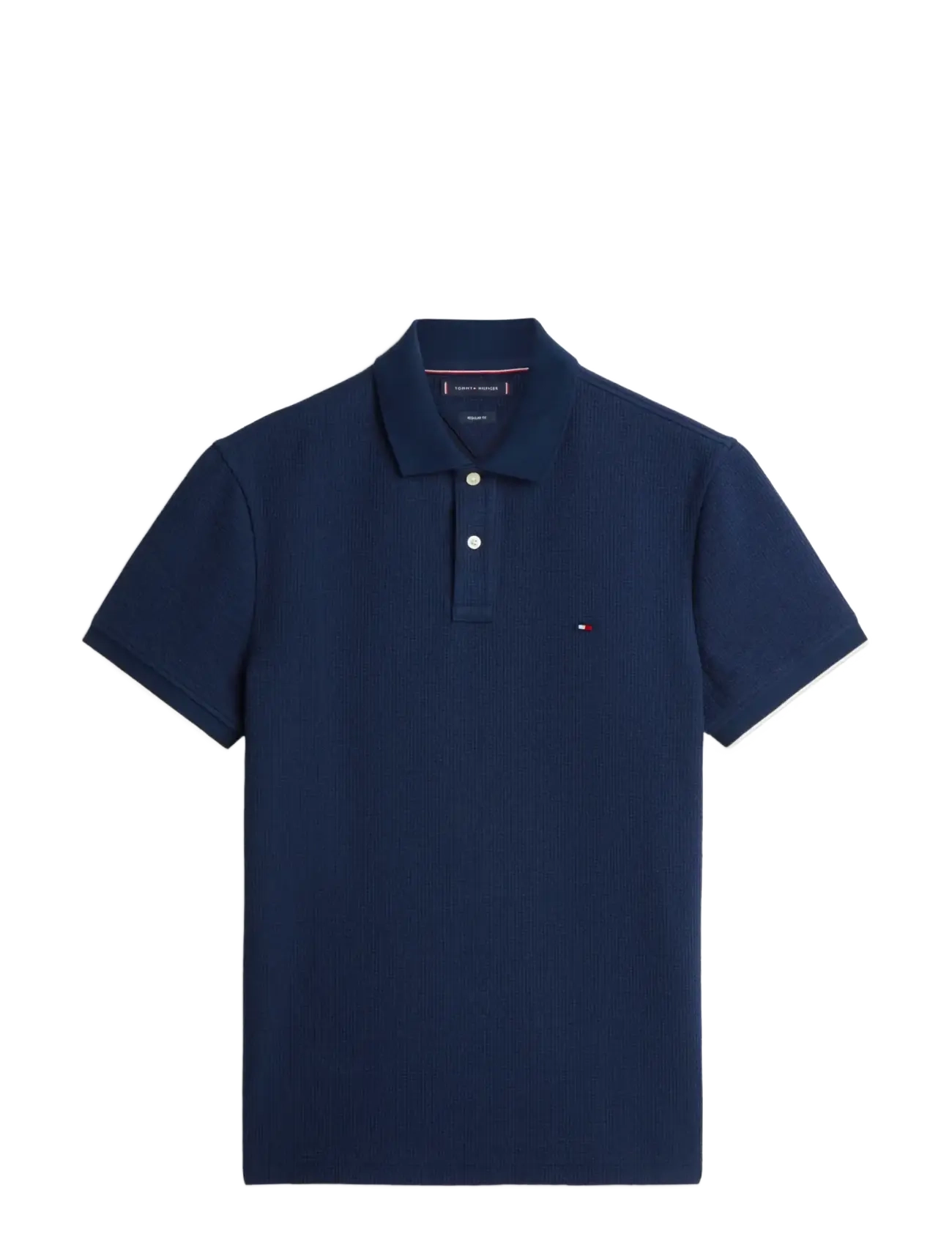 Tommy Hilfiger SEERSUCKER REG POLO - Poloer - DARK NIGHT NAVY / navy