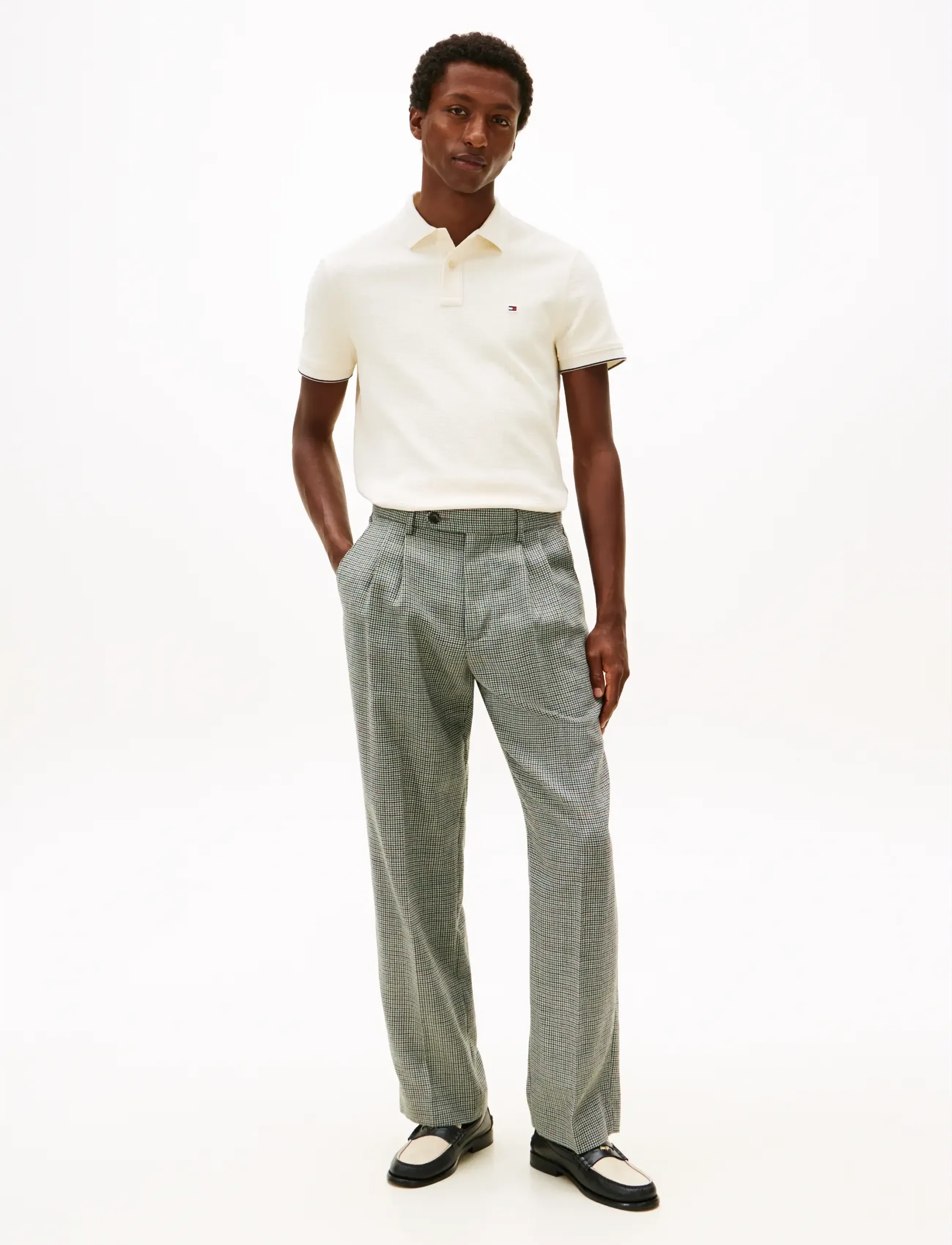 Tommy Hilfiger - SEERSUCKER REG POLO - ivory petal - 2