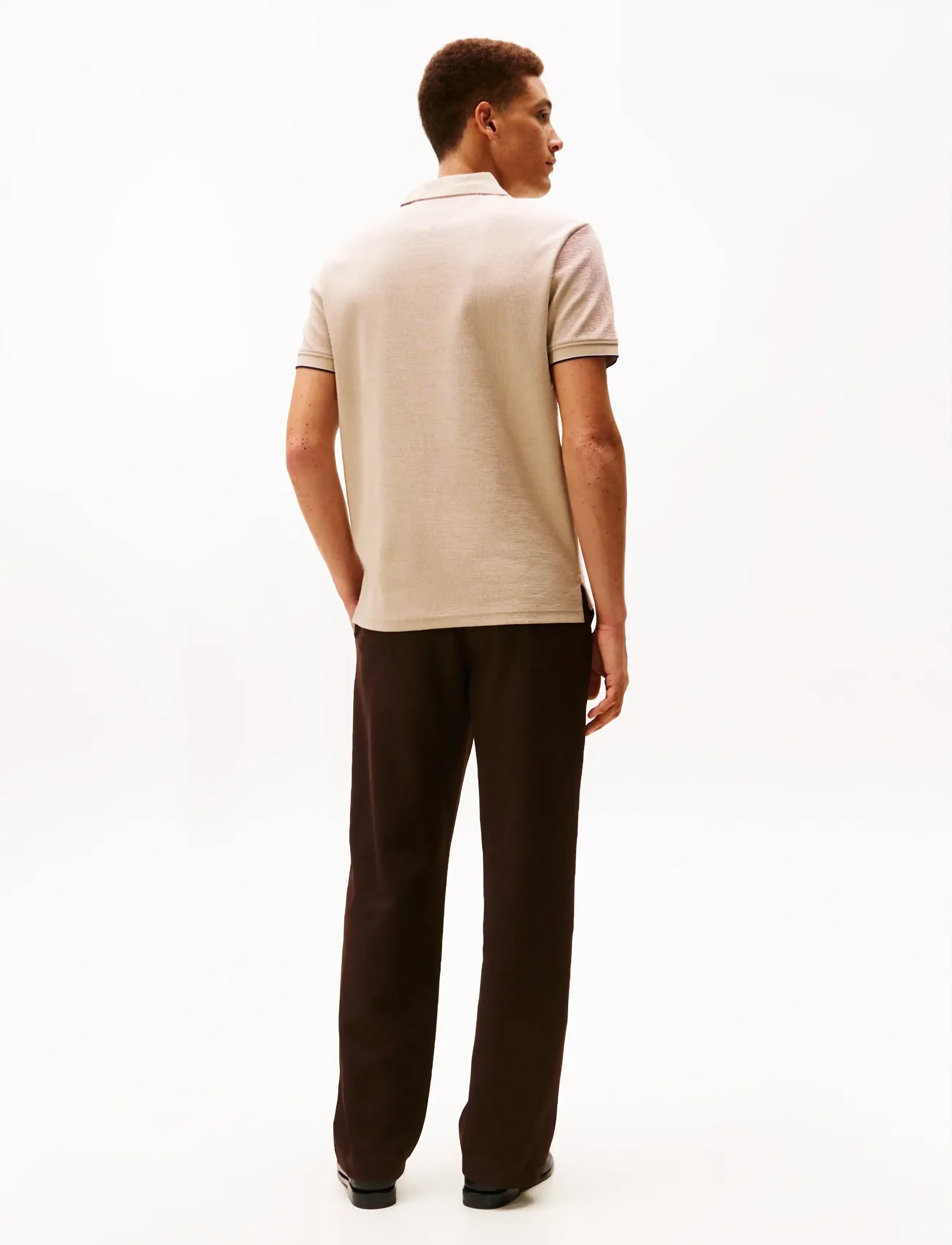 Tommy Hilfiger - SEERSUCKER REG POLO - sandalwood - 3