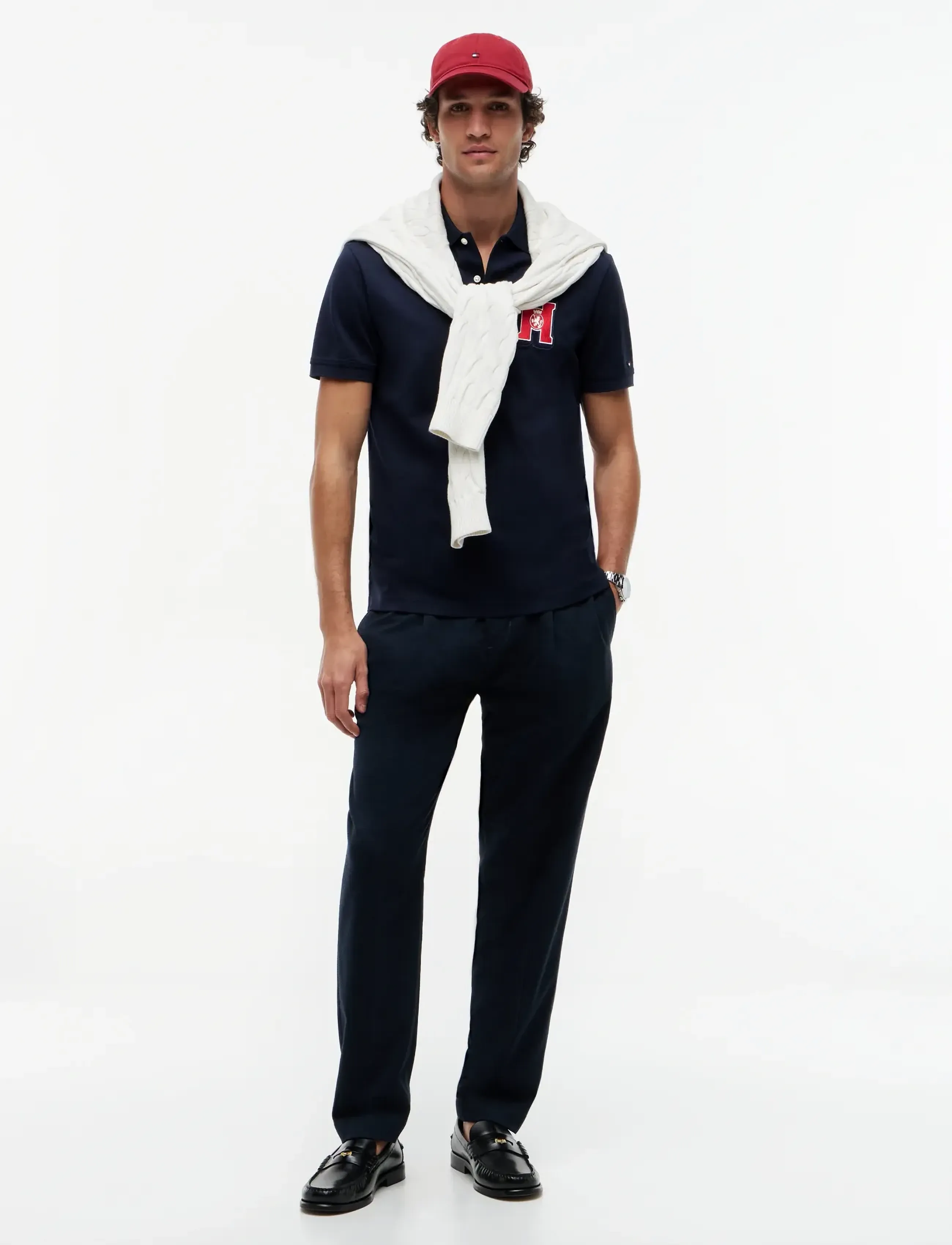 Tommy Hilfiger - ELEVATED GRAPHIC REG POLO - lühikeste varrukatega polod - desert sky - 4
