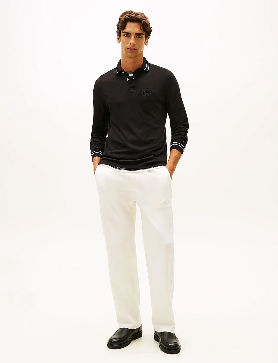 Tommy Hilfiger - LS CHEST EMBRO REG POLO - polos à manches longues - black - 2