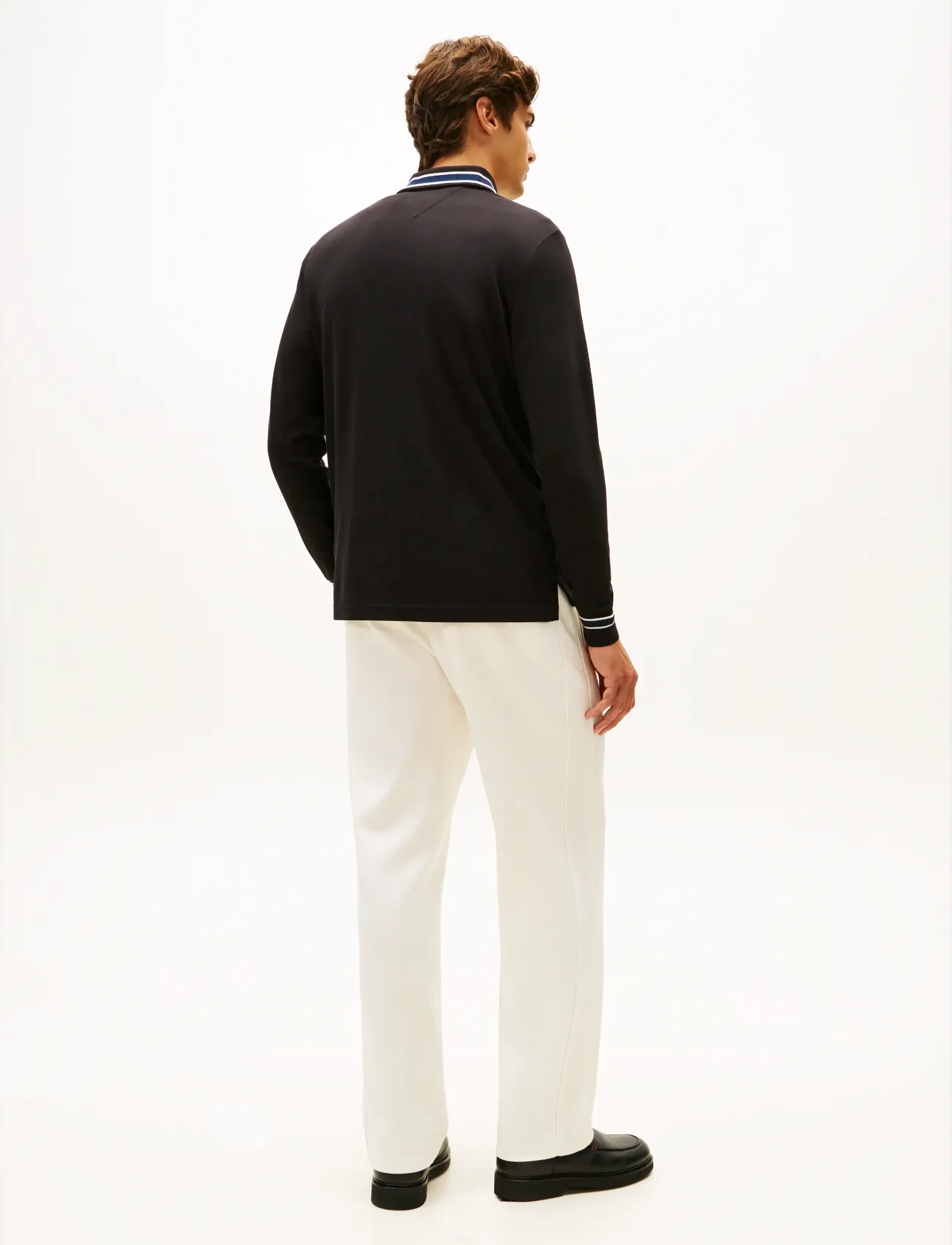 Tommy Hilfiger - LS CHEST EMBRO REG POLO - polos à manches longues - black - 3