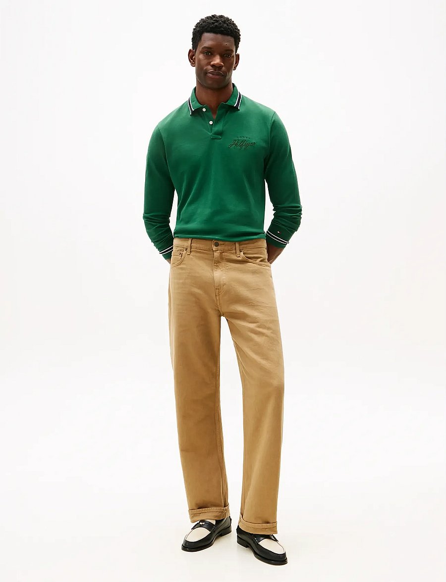Tommy Hilfiger - LS CHEST EMBRO REG POLO - pikkade varrukatega polod - darkened emerald - 2