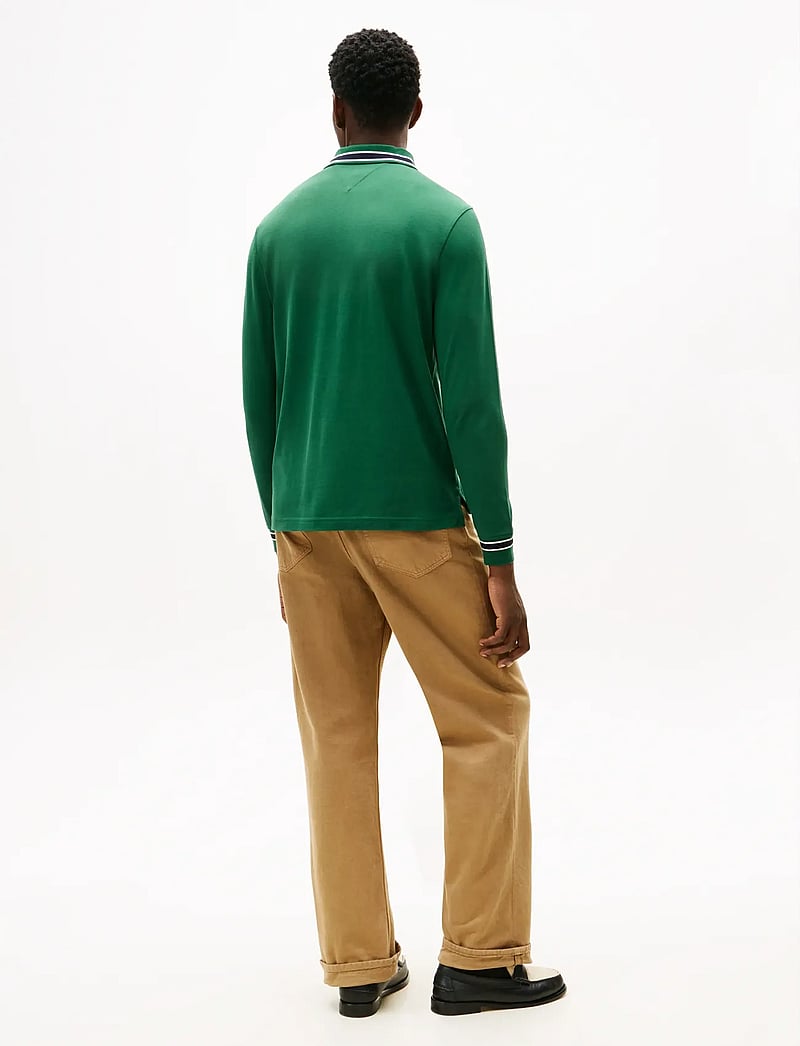 Tommy Hilfiger - LS CHEST EMBRO REG POLO - pikkade varrukatega polod - darkened emerald - 3