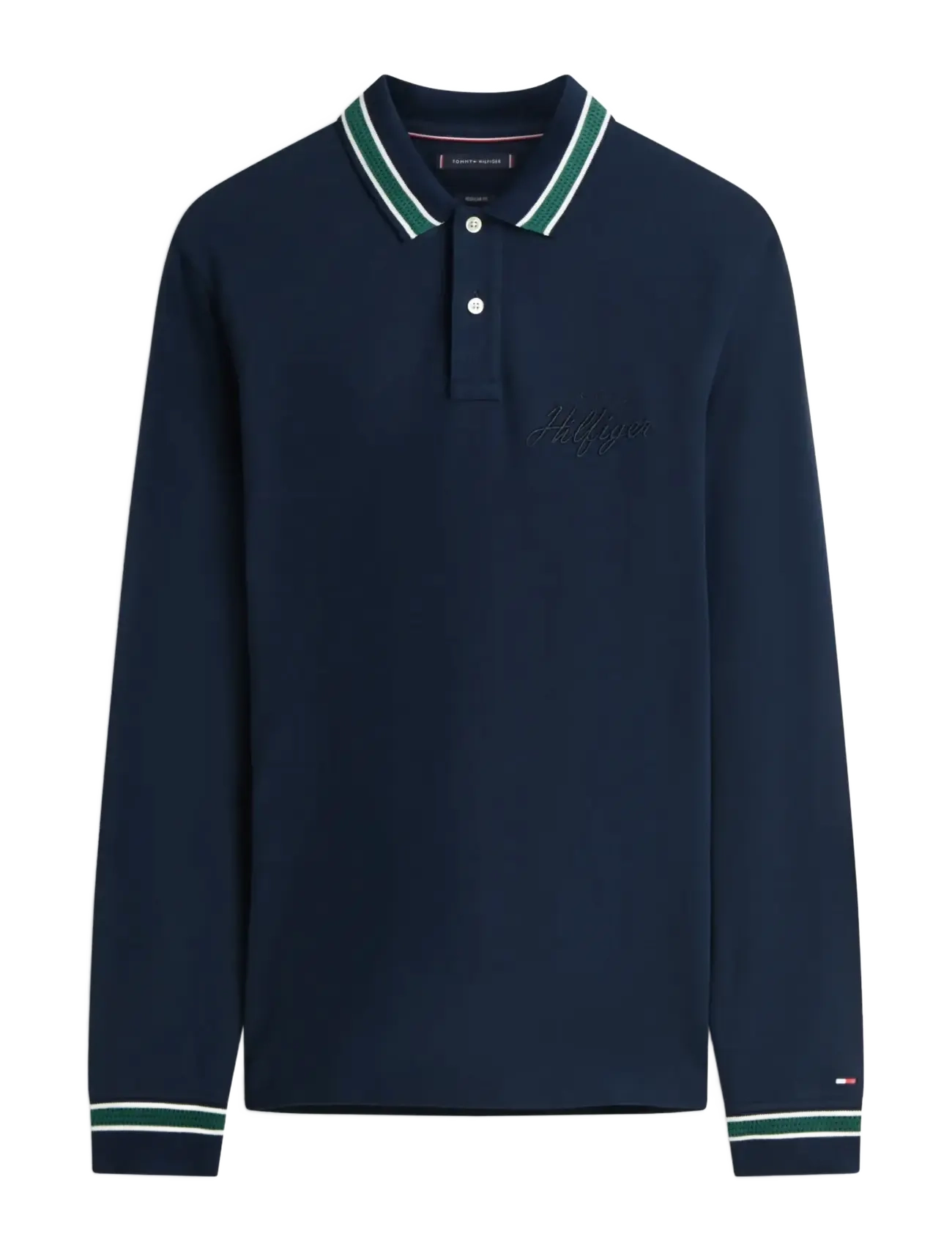 Tommy Hilfiger LS CHEST EMBRO REG POLO - Poloer - DARK NIGHT NAVY / navy