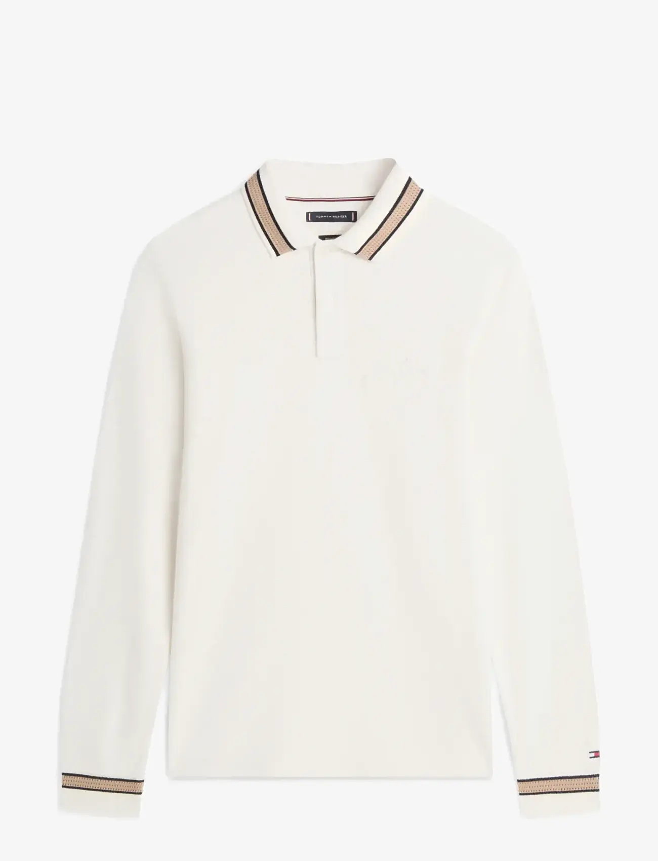 Tommy Hilfiger - LS CHEST EMBRO REG POLO - langärmelig - ivory petal - 1