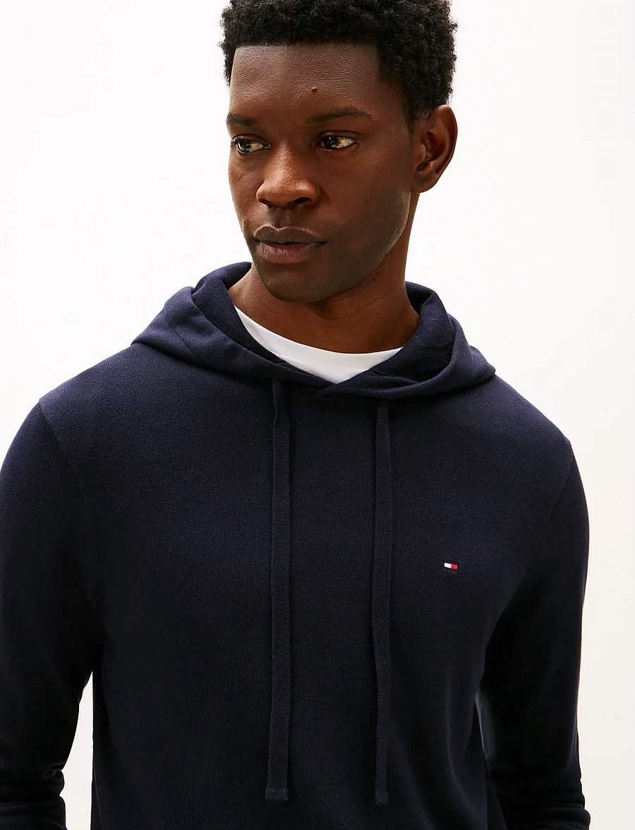 Tommy Hilfiger - ESSENTIAL COTTON HOODY - kapuutsiga pusad - desert sky - 4