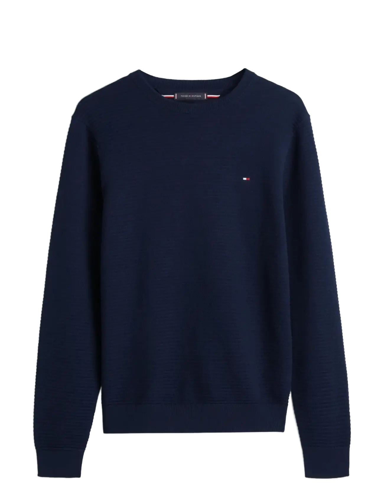Tommy Hilfiger SEASONAL STRUCTURE CNECK - Strickmode - DARK NIGHT NAVY / navy