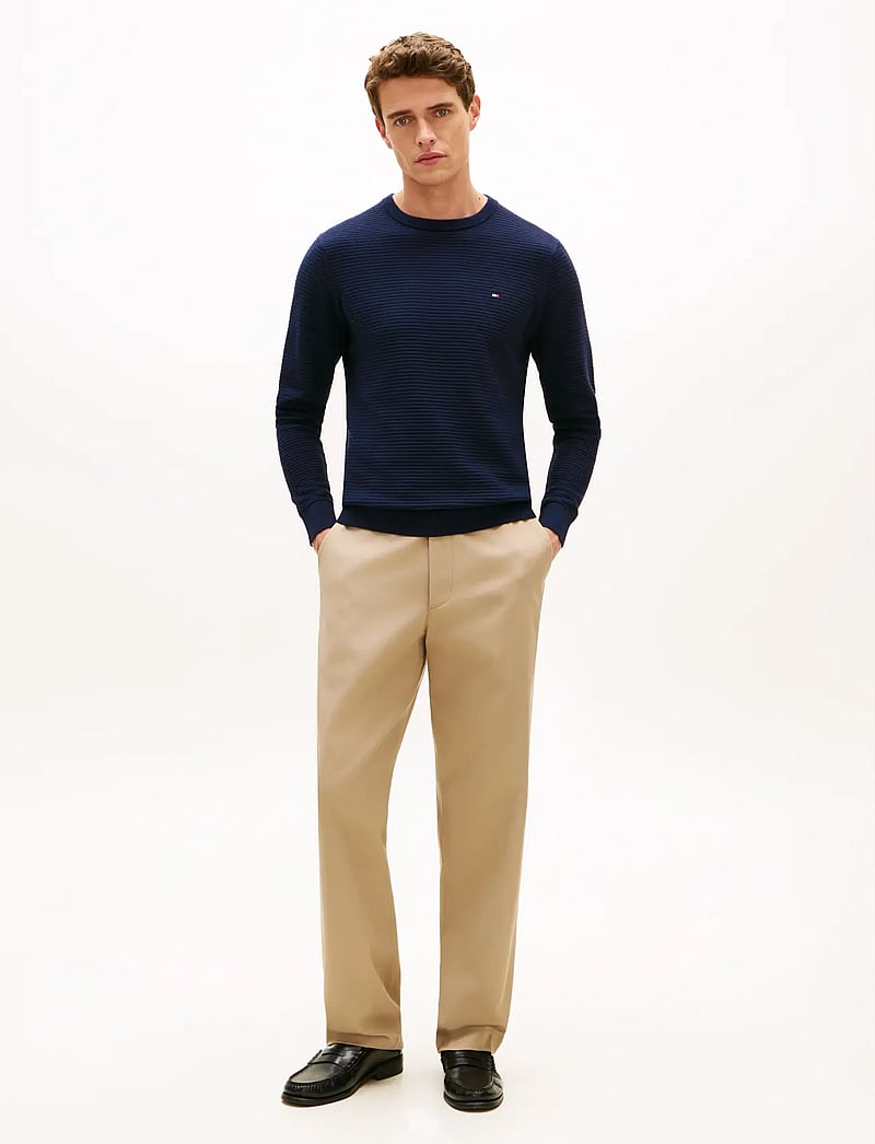 Tommy Hilfiger - SEASONAL STRUCTURE CNECK - rundhals - dark night navy - 2