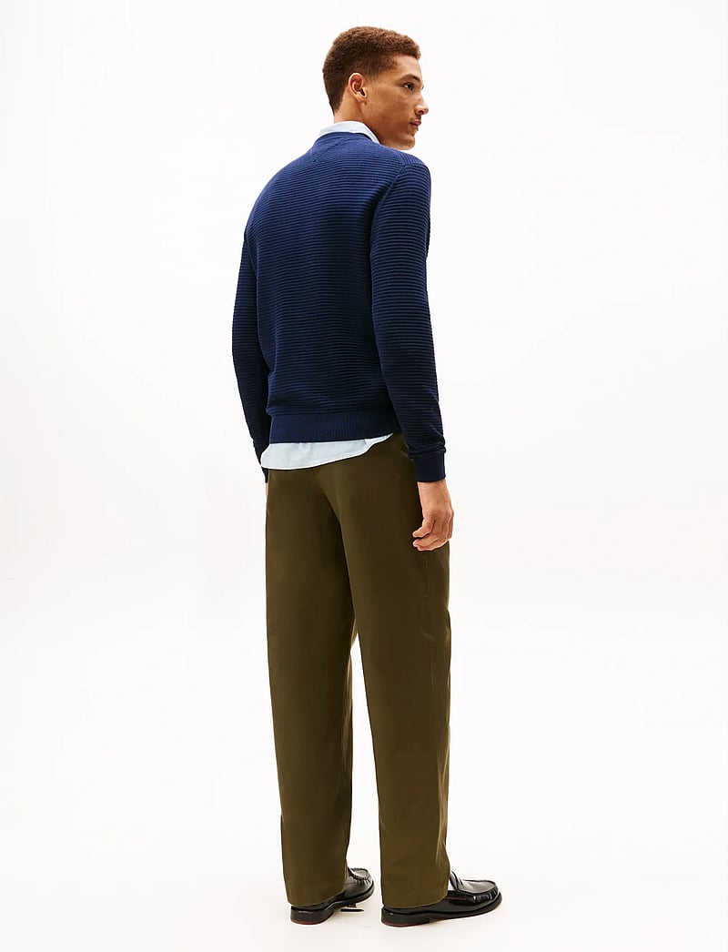 Tommy Hilfiger - SEASONAL STRUCTURE CNECK - rundhalsad - dark night navy - 3