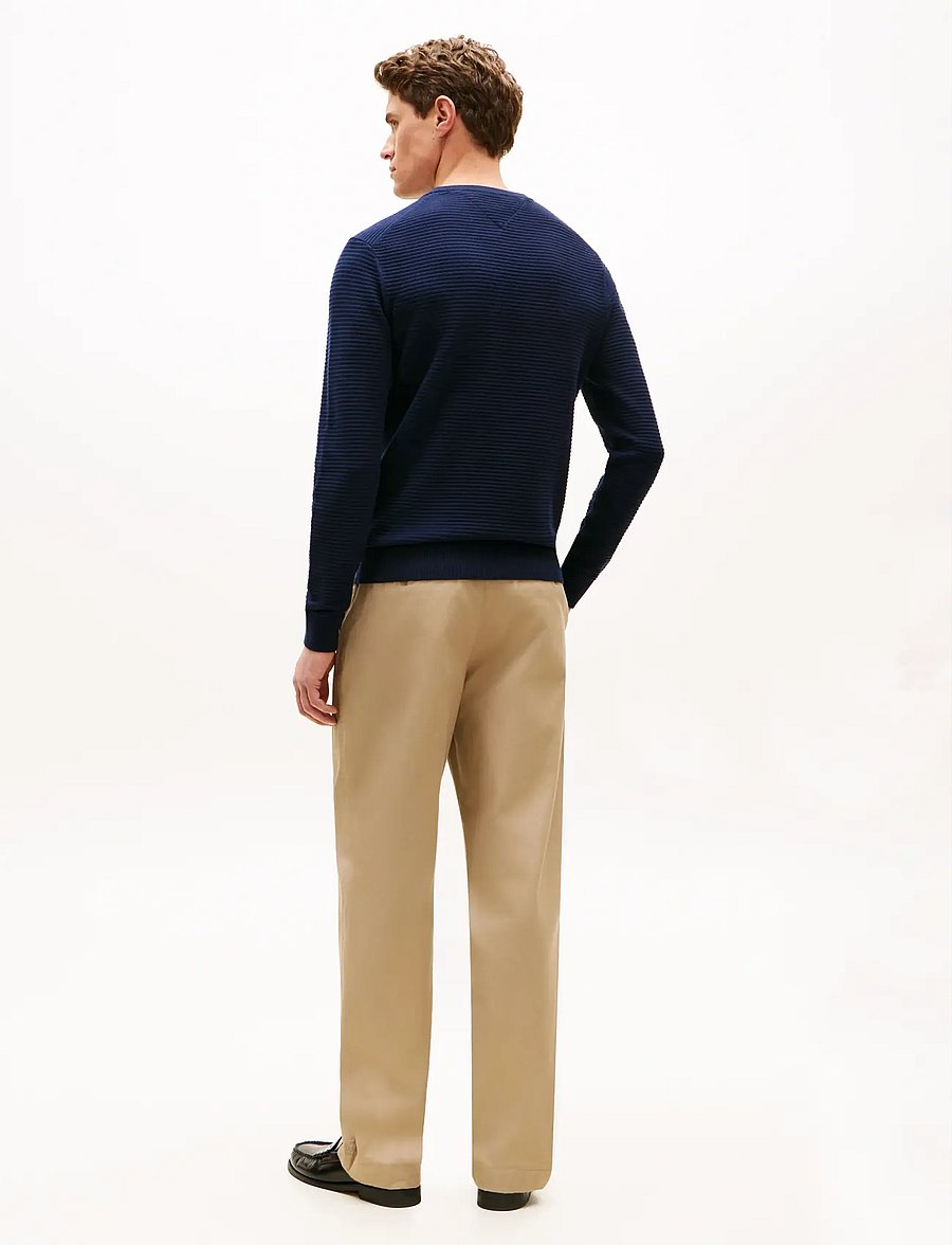 Tommy Hilfiger - SEASONAL STRUCTURE CNECK - rundhals - dark night navy - 3
