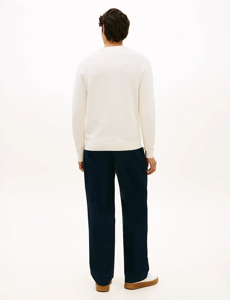 Tommy Hilfiger - SEASONAL STRUCTURE CNECK - rundhals - ivory petal - 3