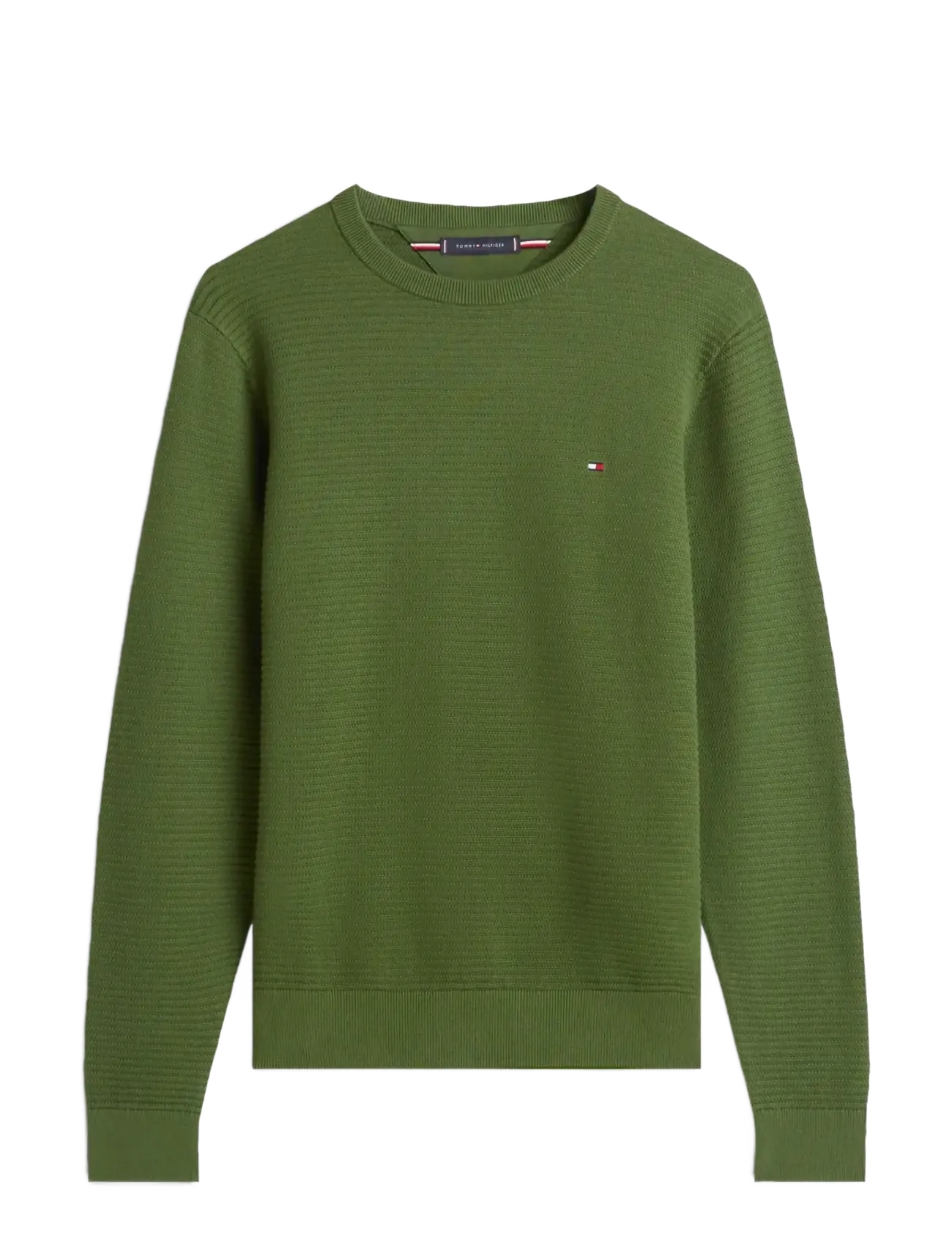 Tommy Hilfiger SEASONAL STRUCTURE CNECK - Trøjer - MOUNTAIN PINE / green