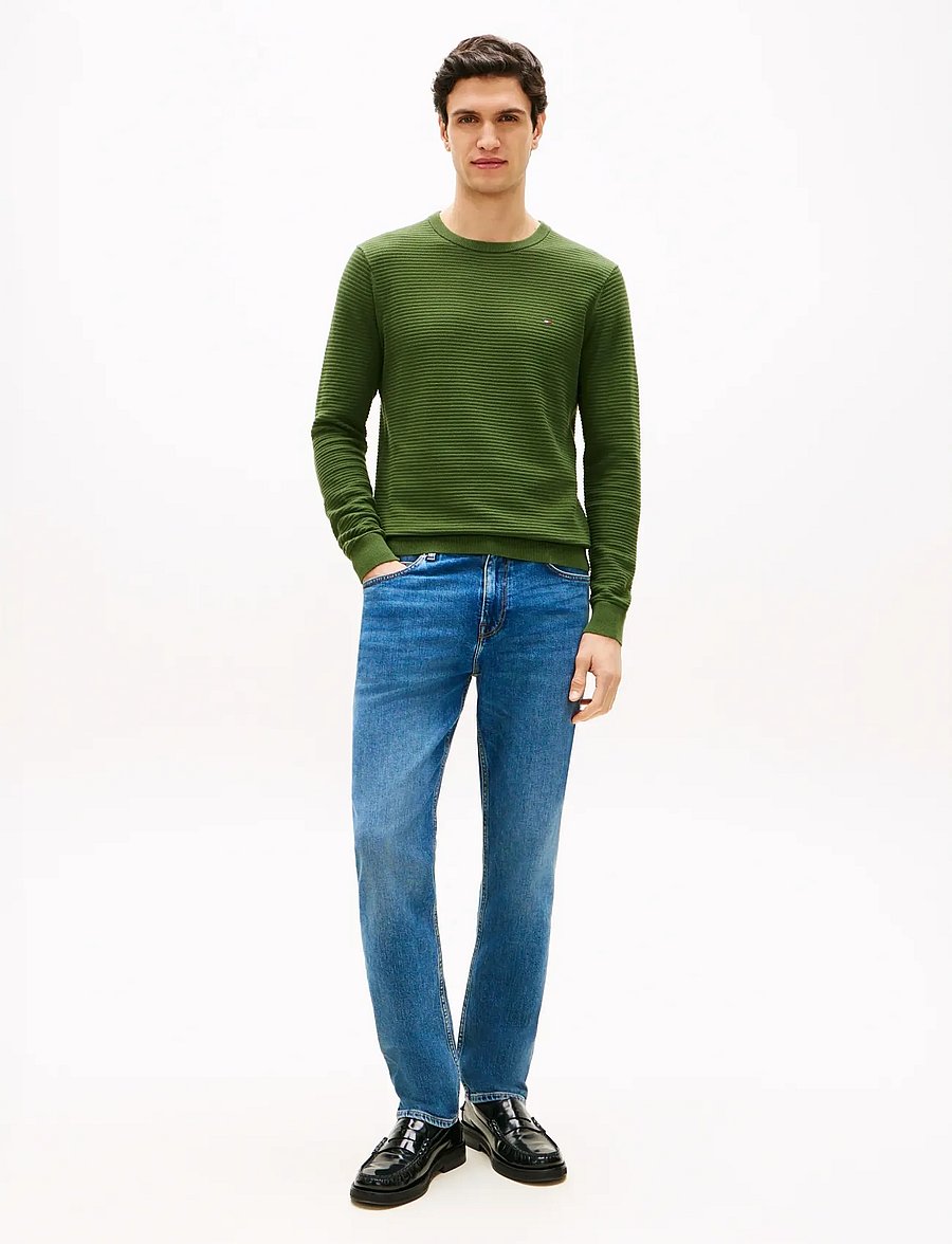 Tommy Hilfiger - SEASONAL STRUCTURE CNECK - rundhals - mountain pine - 2