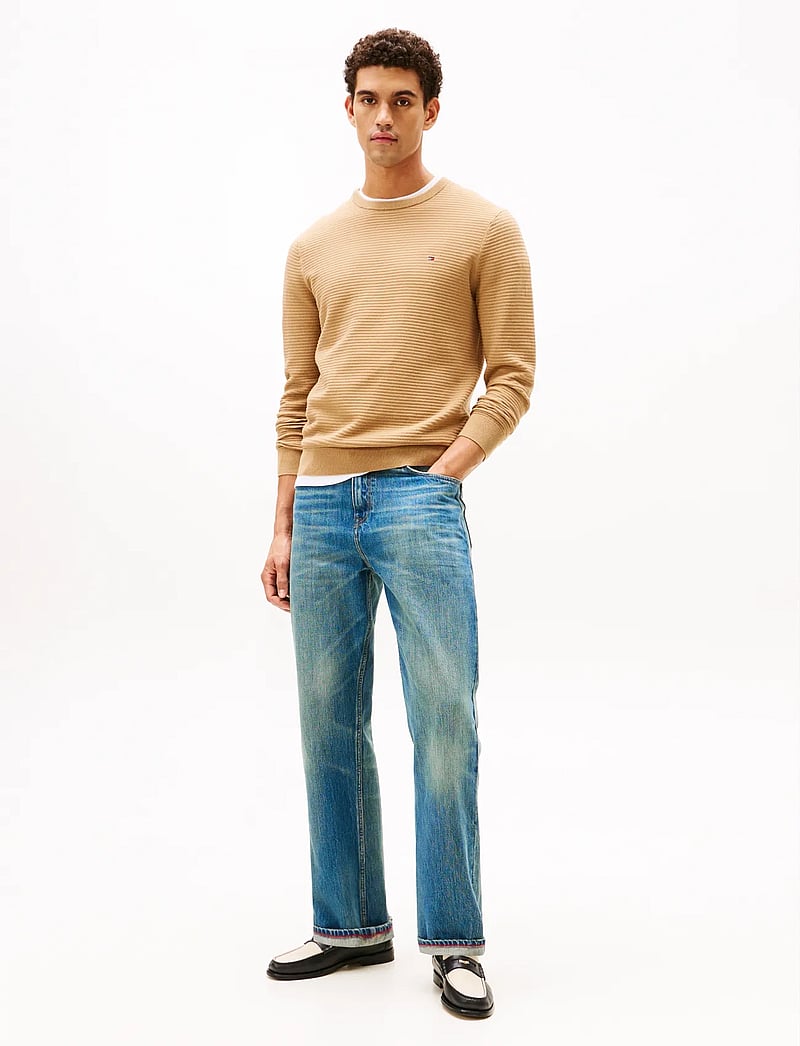 Tommy Hilfiger - SEASONAL STRUCTURE CNECK - round necks - safari canvas - 2