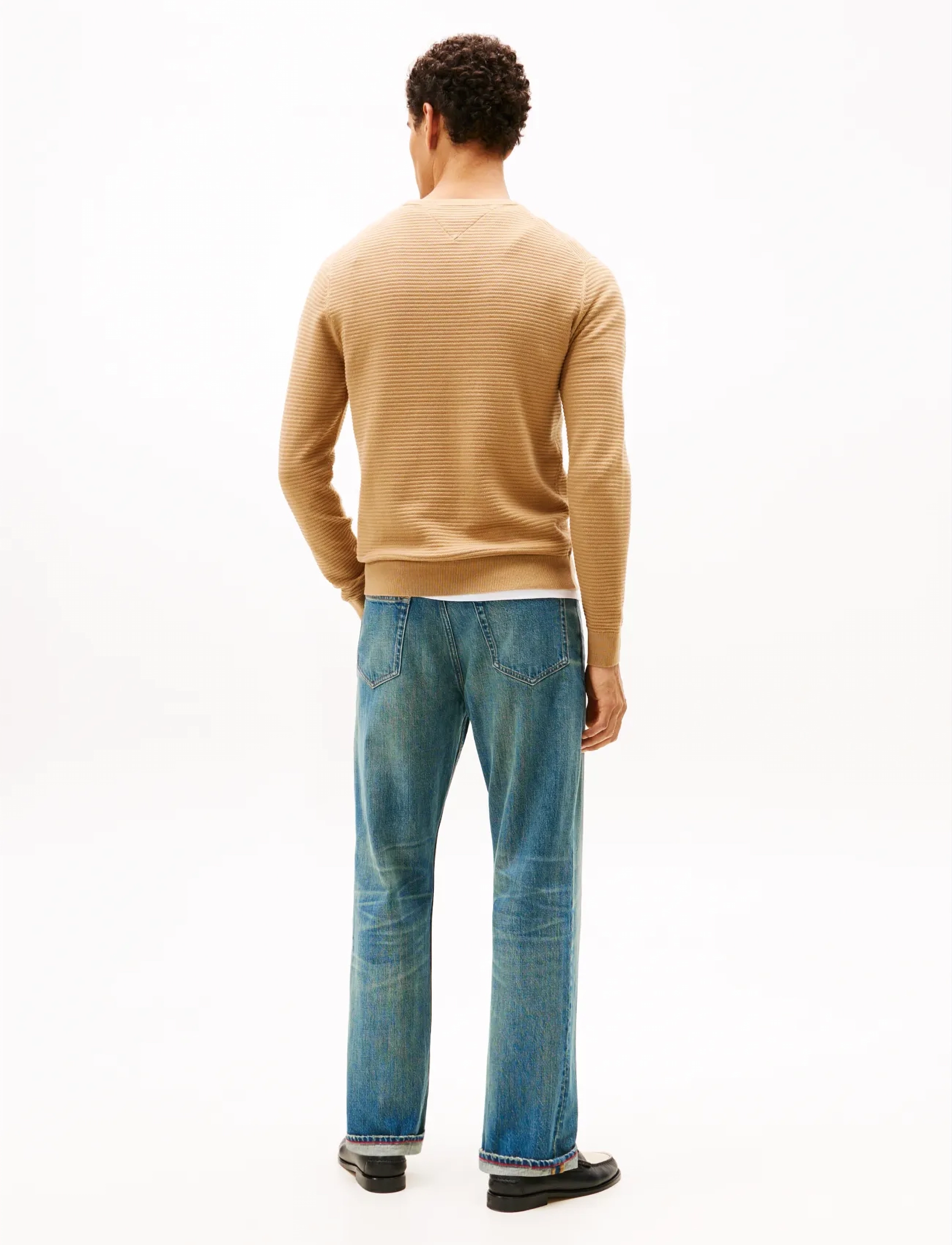 Tommy Hilfiger - SEASONAL STRUCTURE CNECK - pyöreäaukkoiset - safari canvas - 3