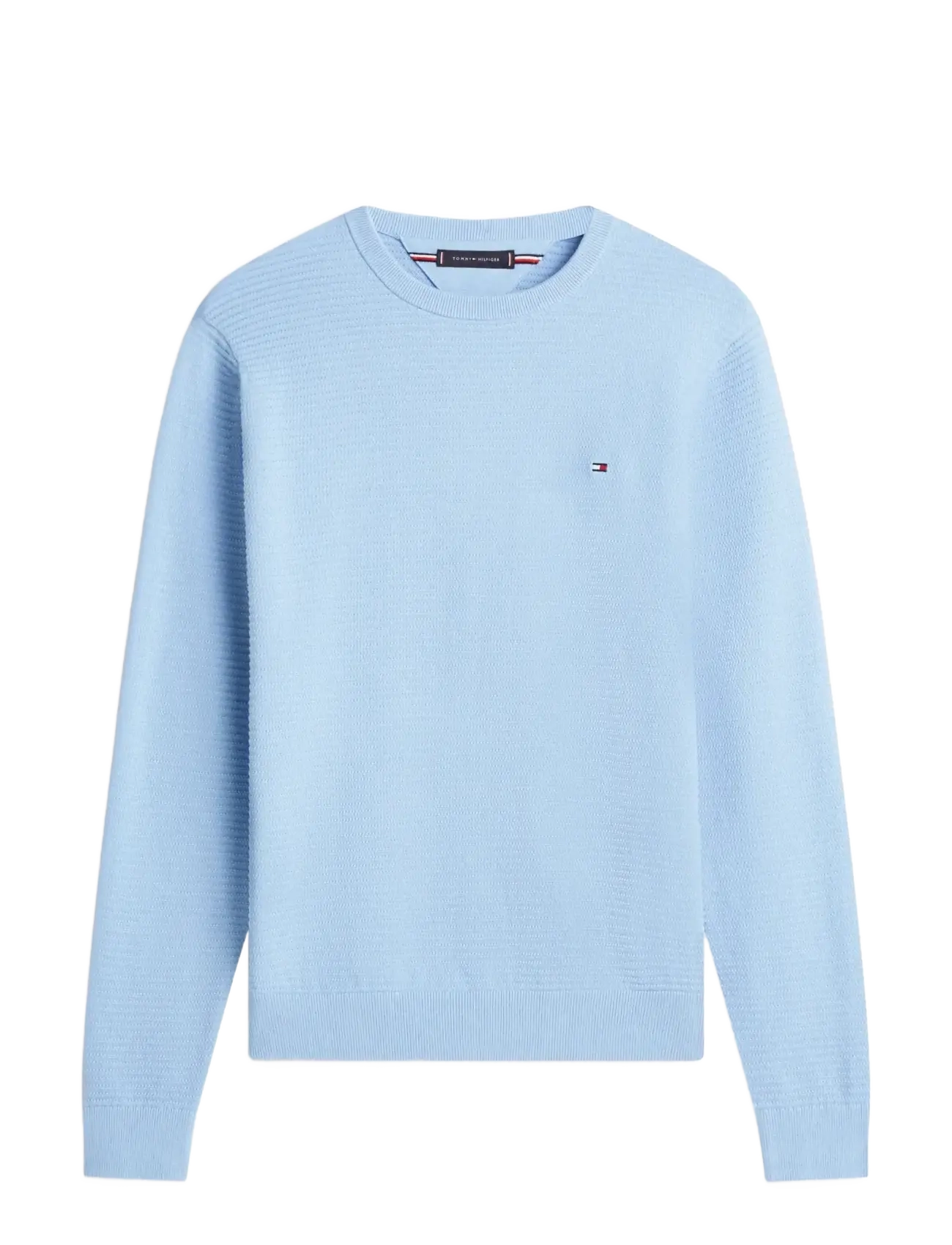 Tommy Hilfiger SEASONAL STRUCTURE CNECK - Round Necks - WELL WATER / blue