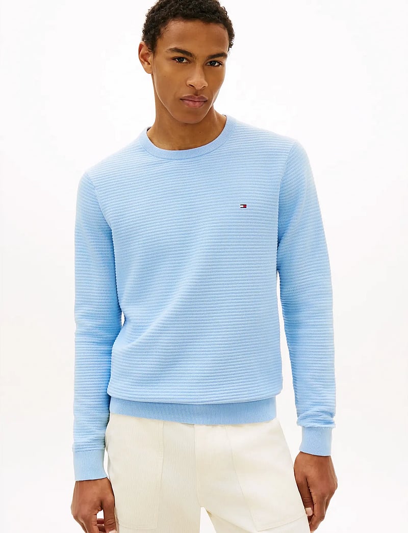 Tommy Hilfiger - SEASONAL STRUCTURE CNECK - round necks - well water - 0