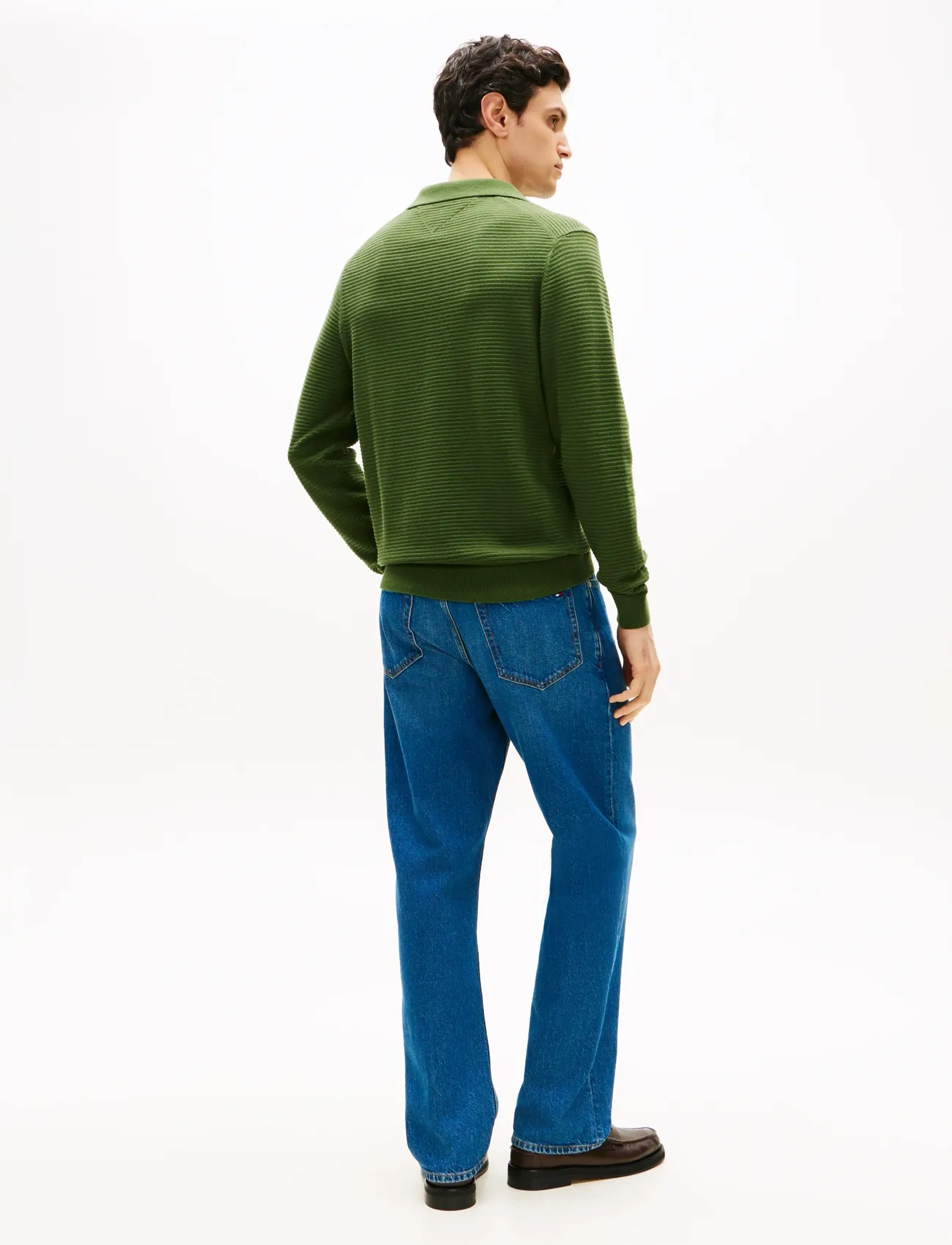 Tommy Hilfiger - SEASONAL STRUCTURE LS JOHNNY - langærmede poloer - mountain pine - 3