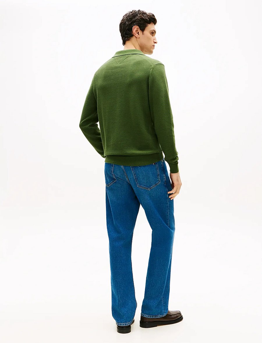 Tommy Hilfiger - SEASONAL STRUCTURE LS JOHNNY - langærmede poloer - mountain pine - 3