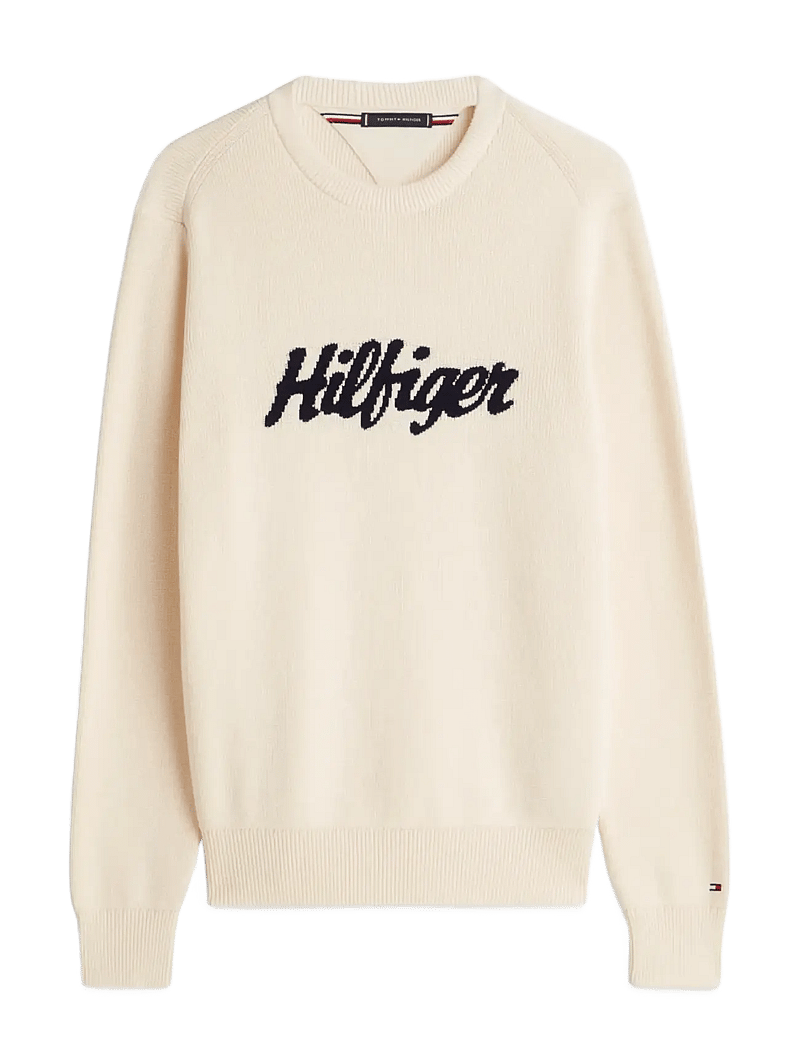 Tommy Hilfiger - SEASONAL GRAPHIC COTTON CNECK - knitted round necks - calico - 1