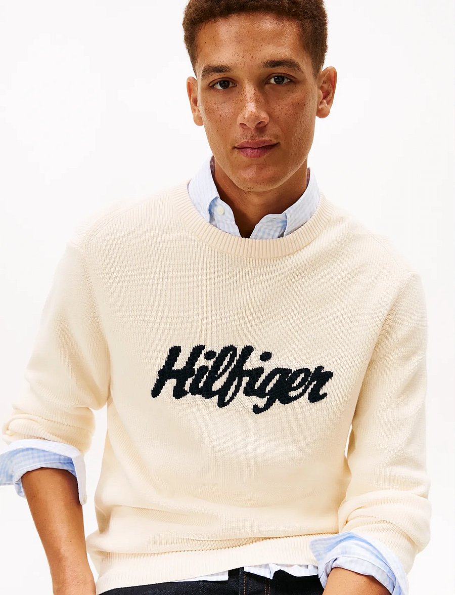 Tommy Hilfiger - SEASONAL GRAPHIC COTTON CNECK - round necks - calico - 4