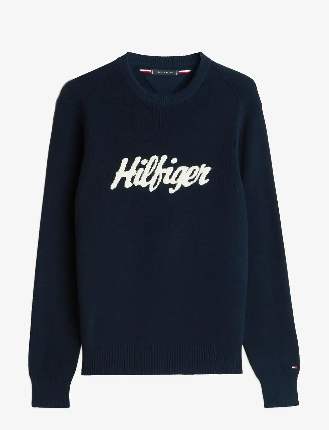 Tommy Hilfiger - SEASONAL GRAPHIC COTTON CNECK - rundhalsad - dark night navy - 1