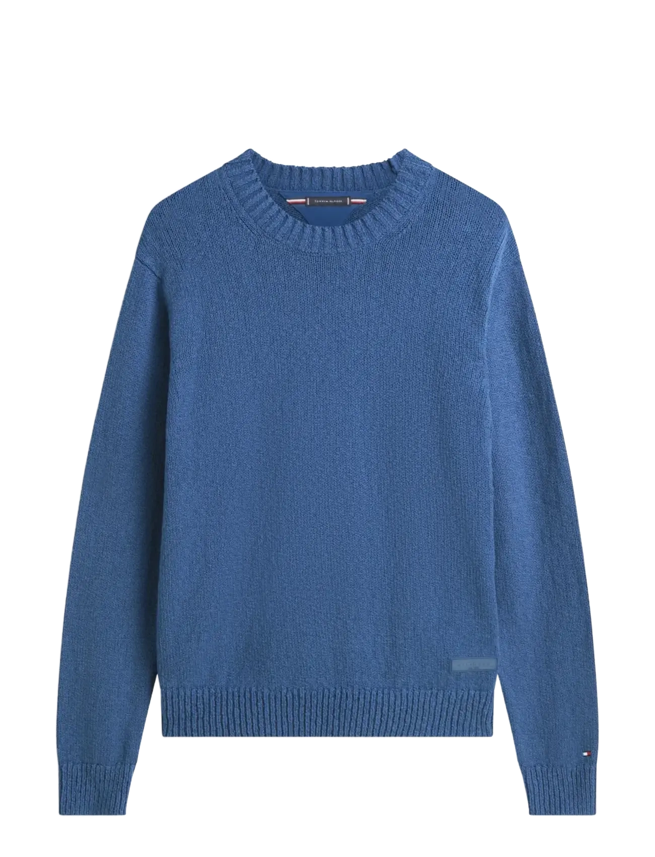Tommy Hilfiger SOFT TEXTURED CREW NECK - Strik - AEGEAN SEA / blue