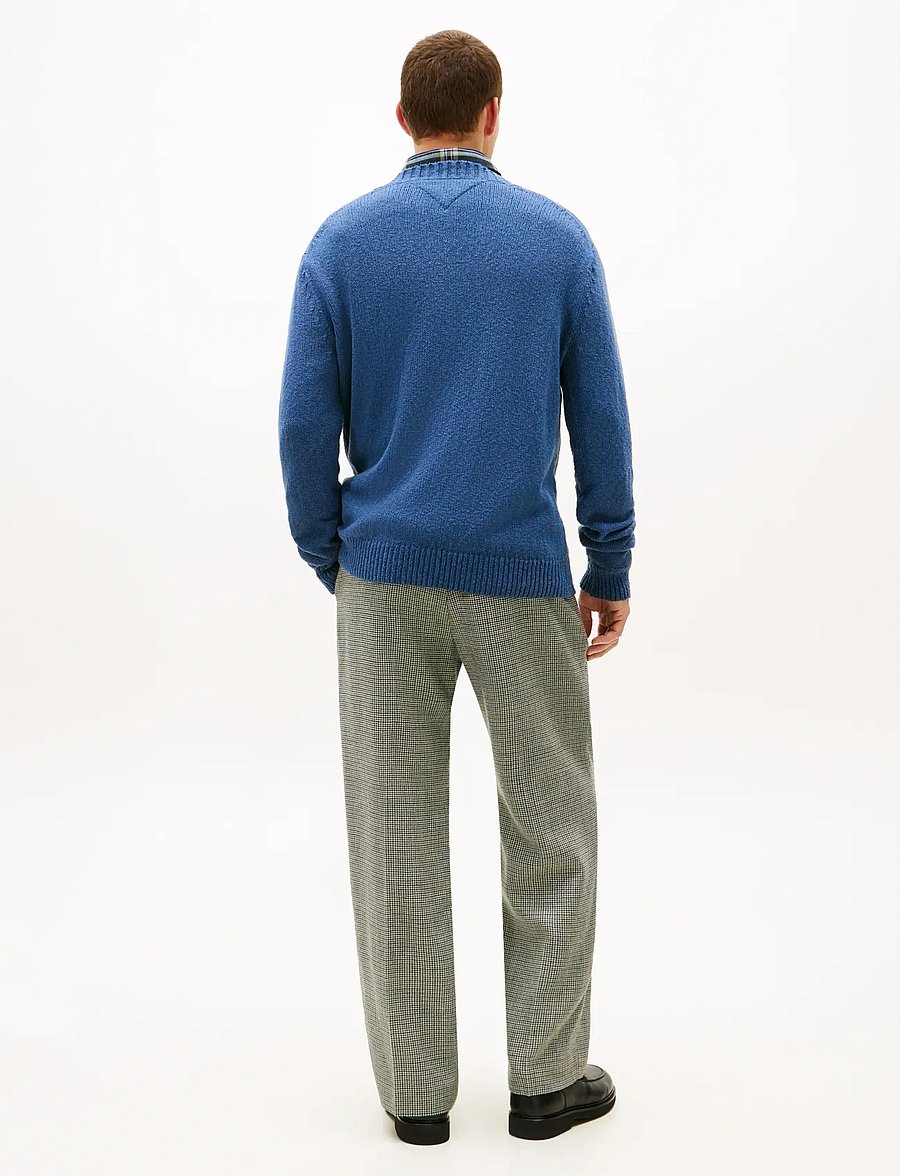 Tommy Hilfiger - SOFT TEXTURED CREW NECK - round necks - aegean sea - 3