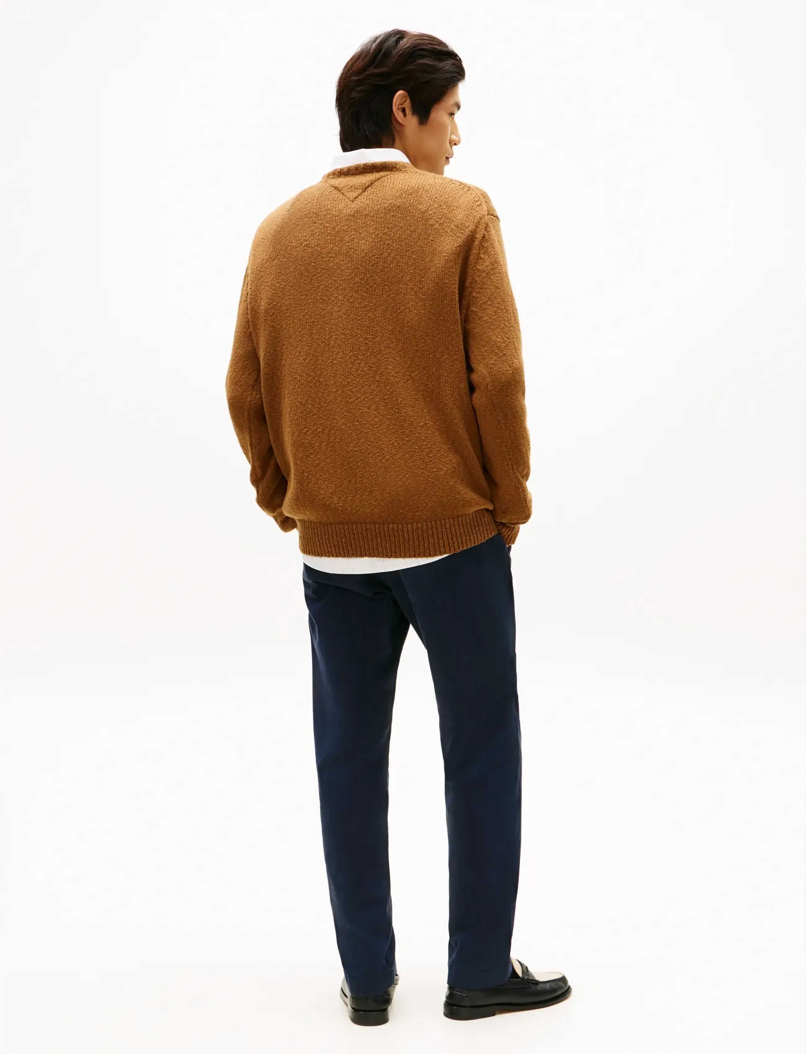 Tommy Hilfiger - SOFT TEXTURED CREW NECK - kudumid - highland khaki - 3