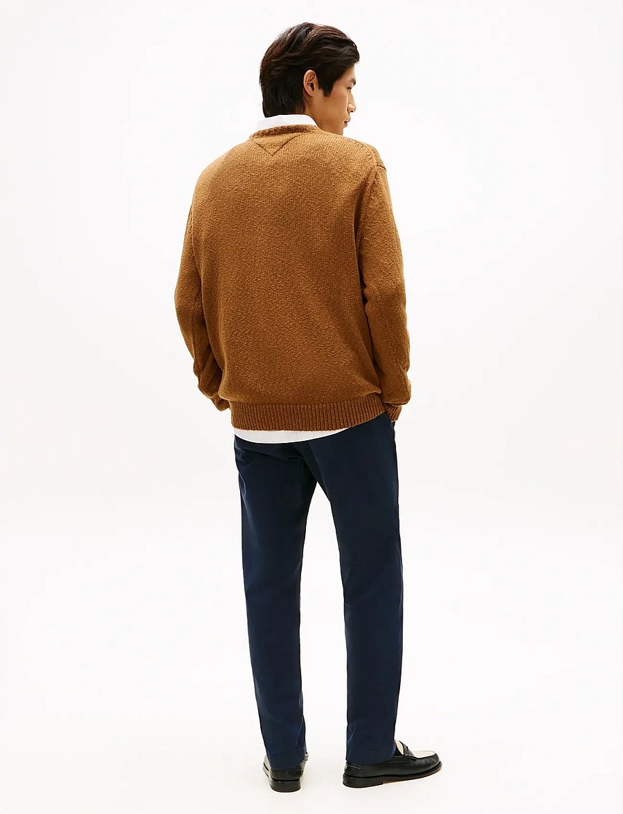 Tommy Hilfiger - SOFT TEXTURED CREW NECK - rundhals - highland khaki - 3