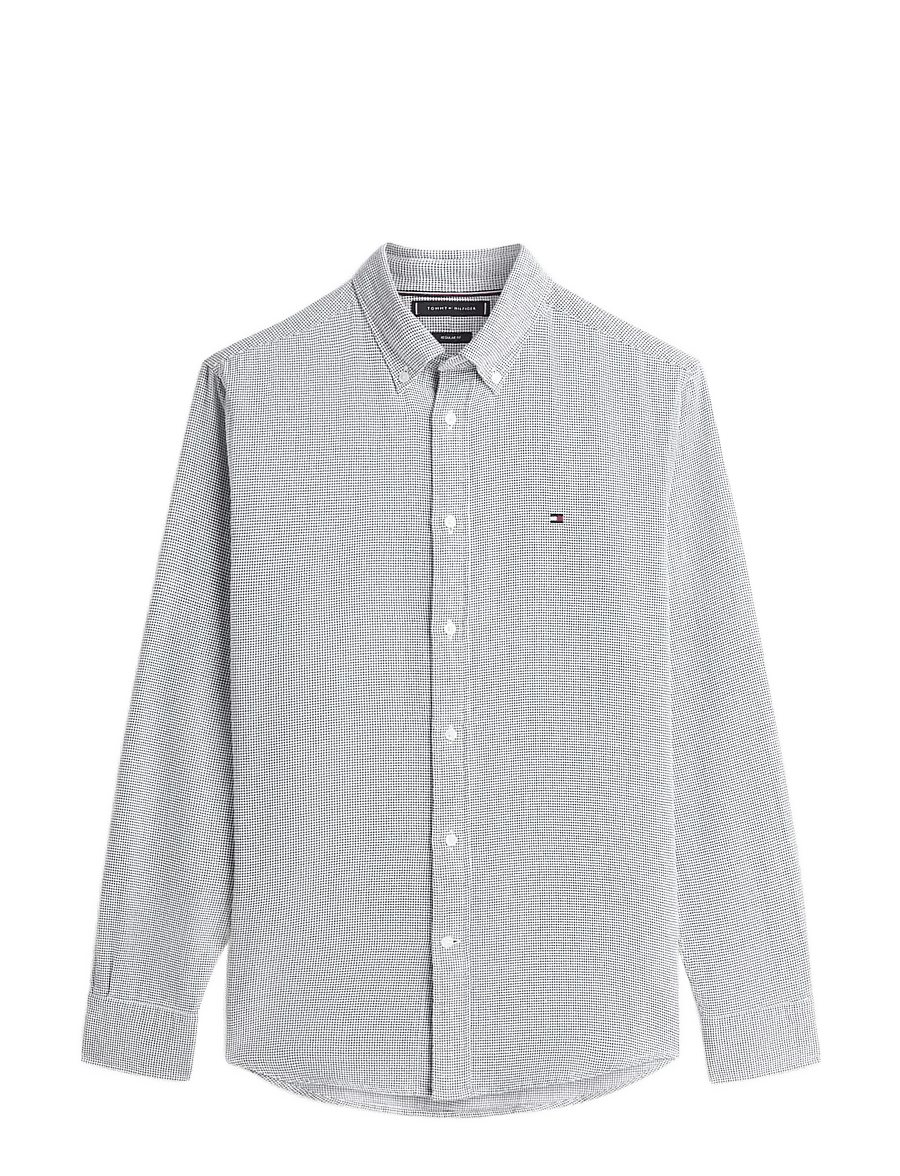 Tommy Hilfiger - DOBBY STRUCTURE RF SHIRT - rennot kauluspaidat - aegean sea - 1