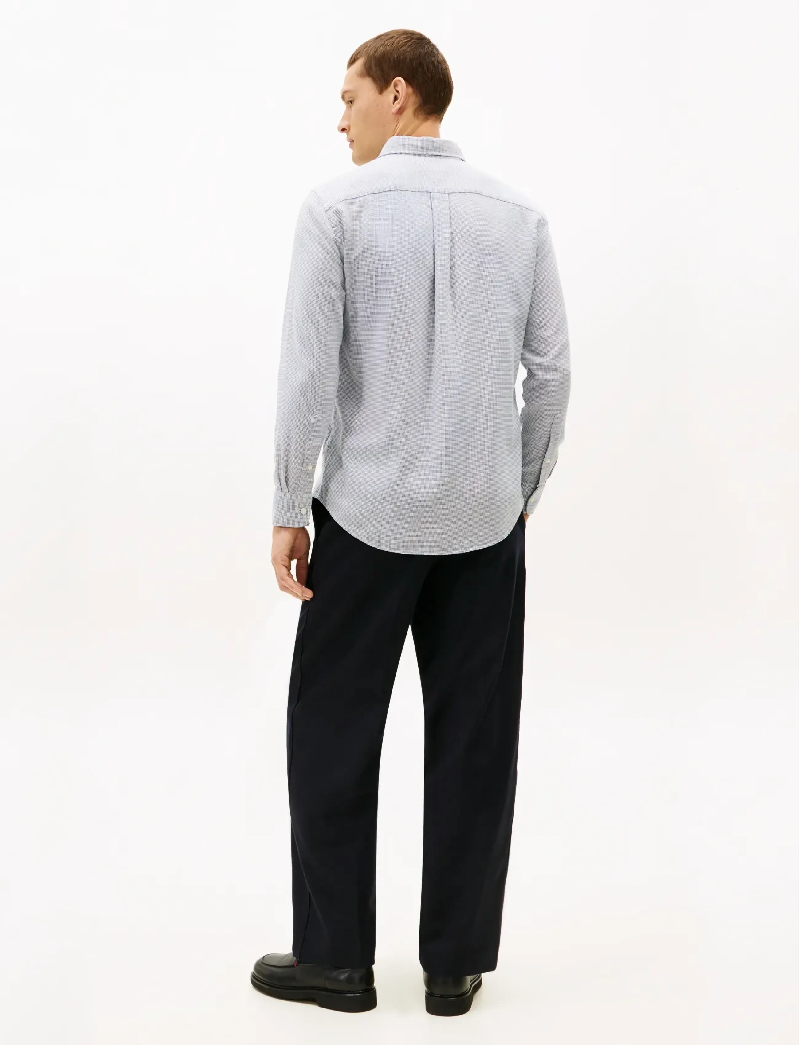 Tommy Hilfiger - DOBBY STRUCTURE RF SHIRT - ikdienas krekli - aegean sea - 3