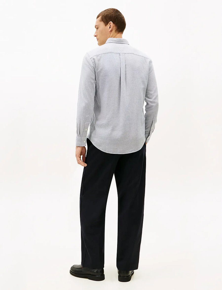 Tommy Hilfiger - DOBBY STRUCTURE RF SHIRT - rennot kauluspaidat - aegean sea - 3