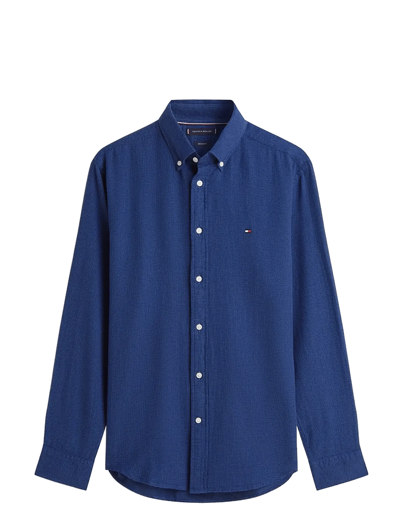 Tommy Hilfiger - DOBBY STRUCTURE RF SHIRT - tavalised t-särgid - carbon navy - 1