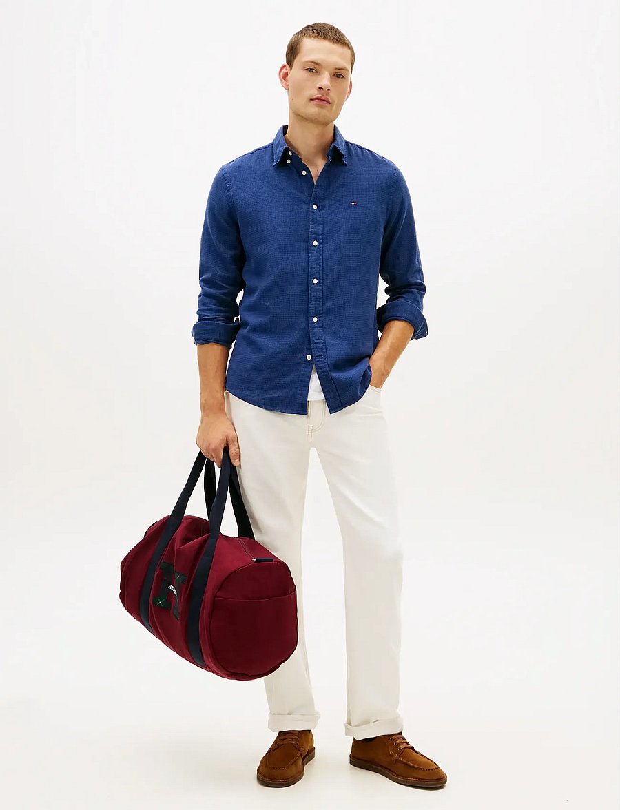 Tommy Hilfiger - DOBBY STRUCTURE RF SHIRT - freizeithemden - carbon navy - 2