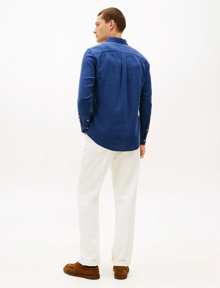 Tommy Hilfiger - DOBBY STRUCTURE RF SHIRT - freizeithemden - carbon navy - 3