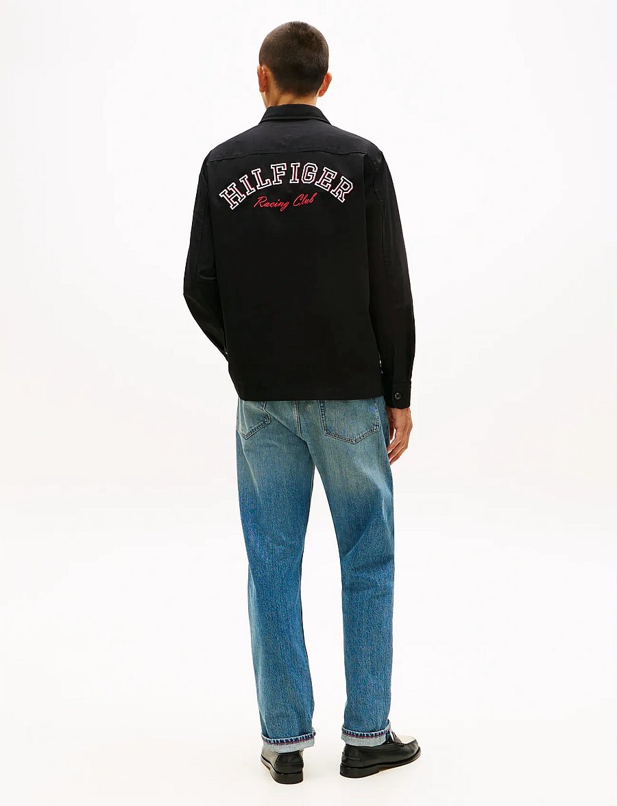 Tommy Hilfiger - HERRINGBONE OVERSHIRT - osta olukorra järgi - black - 3