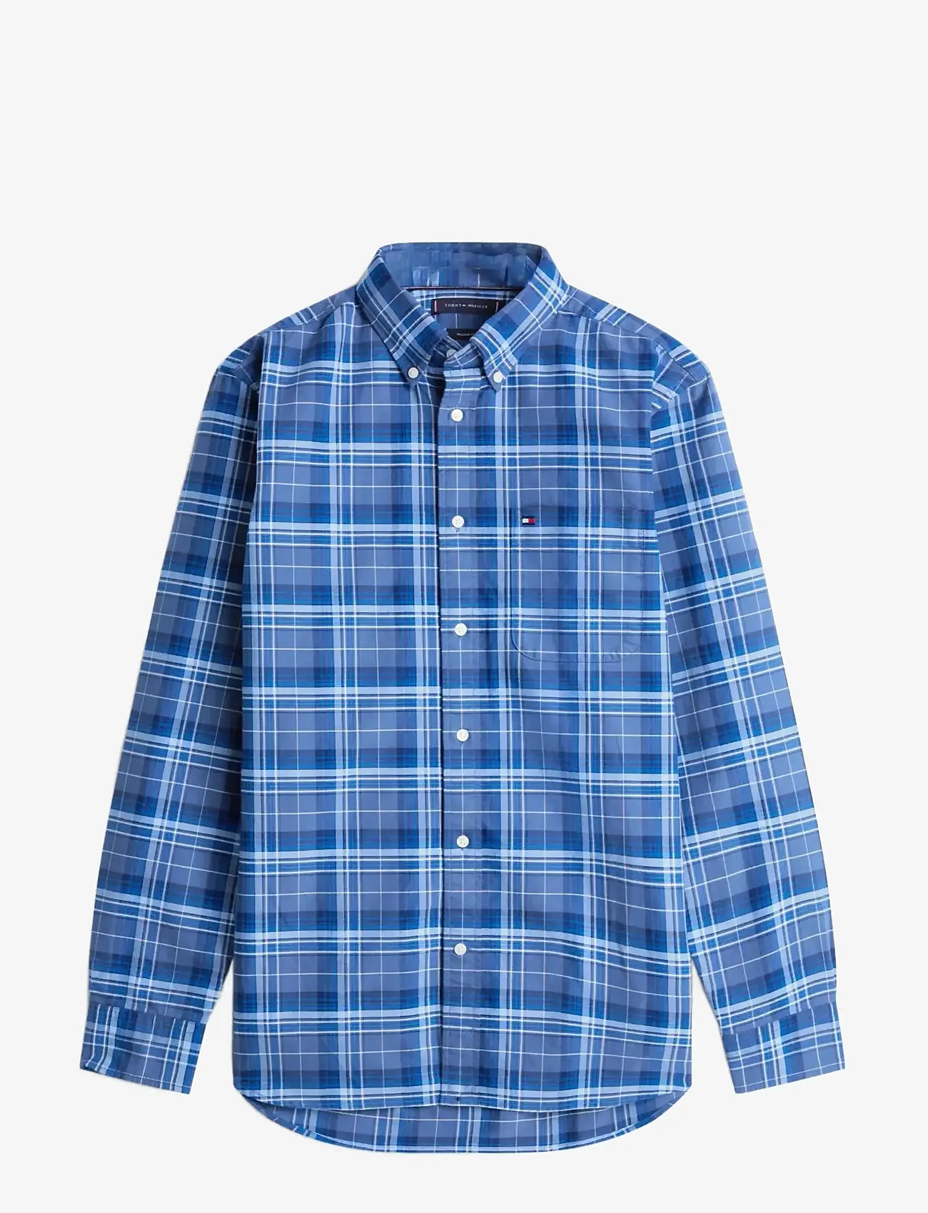 Tommy Hilfiger - OXFORD HERITAGE PLAID RF SHIRT - basic shirts - aegean sea   check - 1