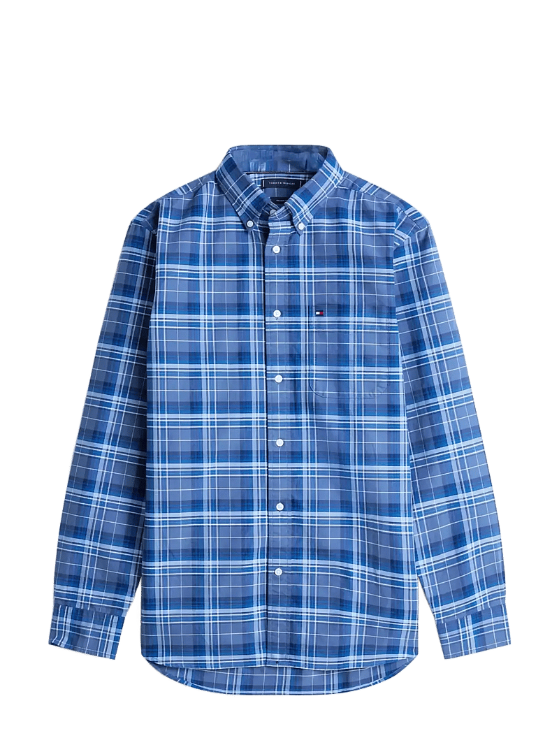 Tommy Hilfiger - OXFORD HERITAGE PLAID RF SHIRT - oxford skjorter - aegean sea check - 1