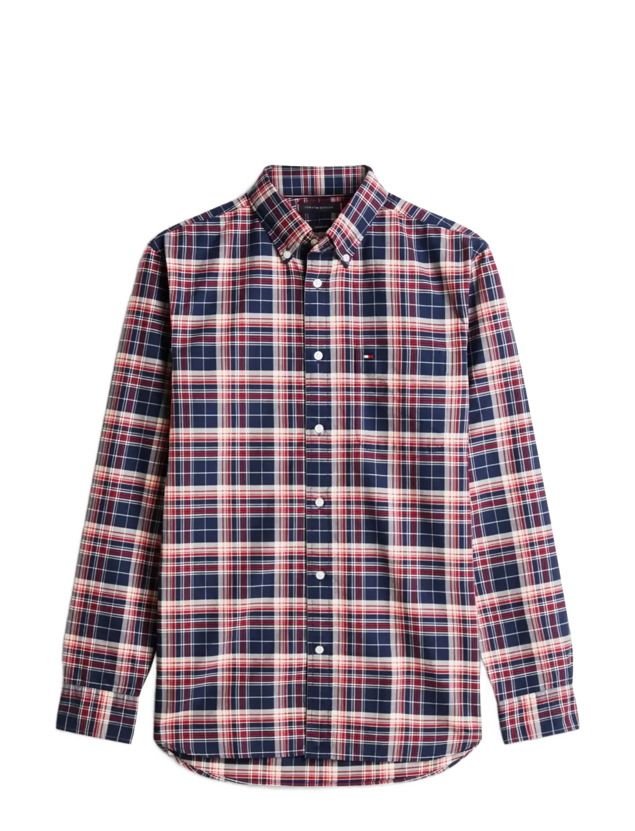 OXFORD HERITAGE PLAID RF SHIRT - PITCH BLUE   CHECK