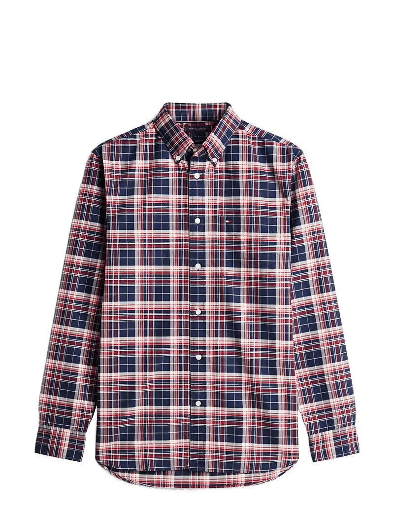 Tommy Hilfiger - OXFORD HERITAGE PLAID RF SHIRT - oxford-skjortor - pitch blue check - 1