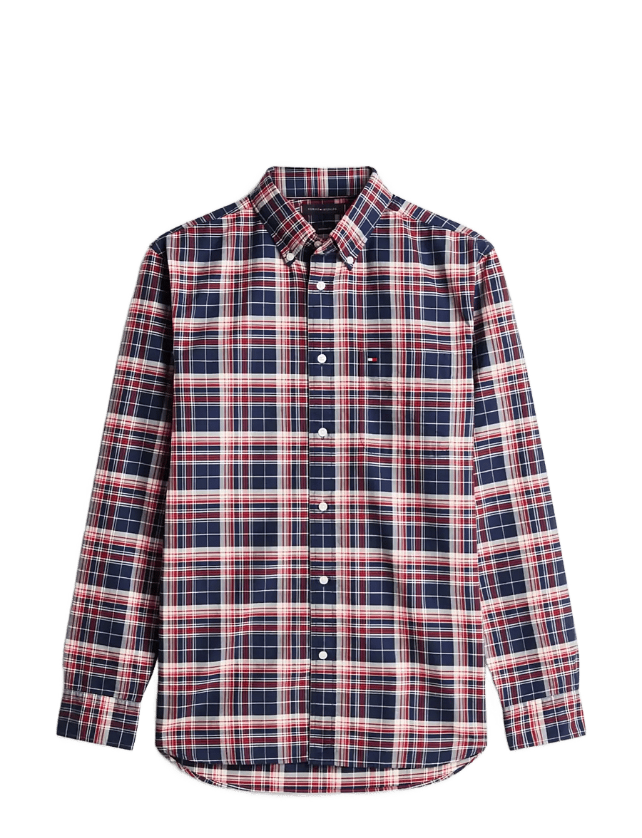 Tommy Hilfiger - OXFORD HERITAGE PLAID RF SHIRT - chemises oxford - pitch blue check - 1