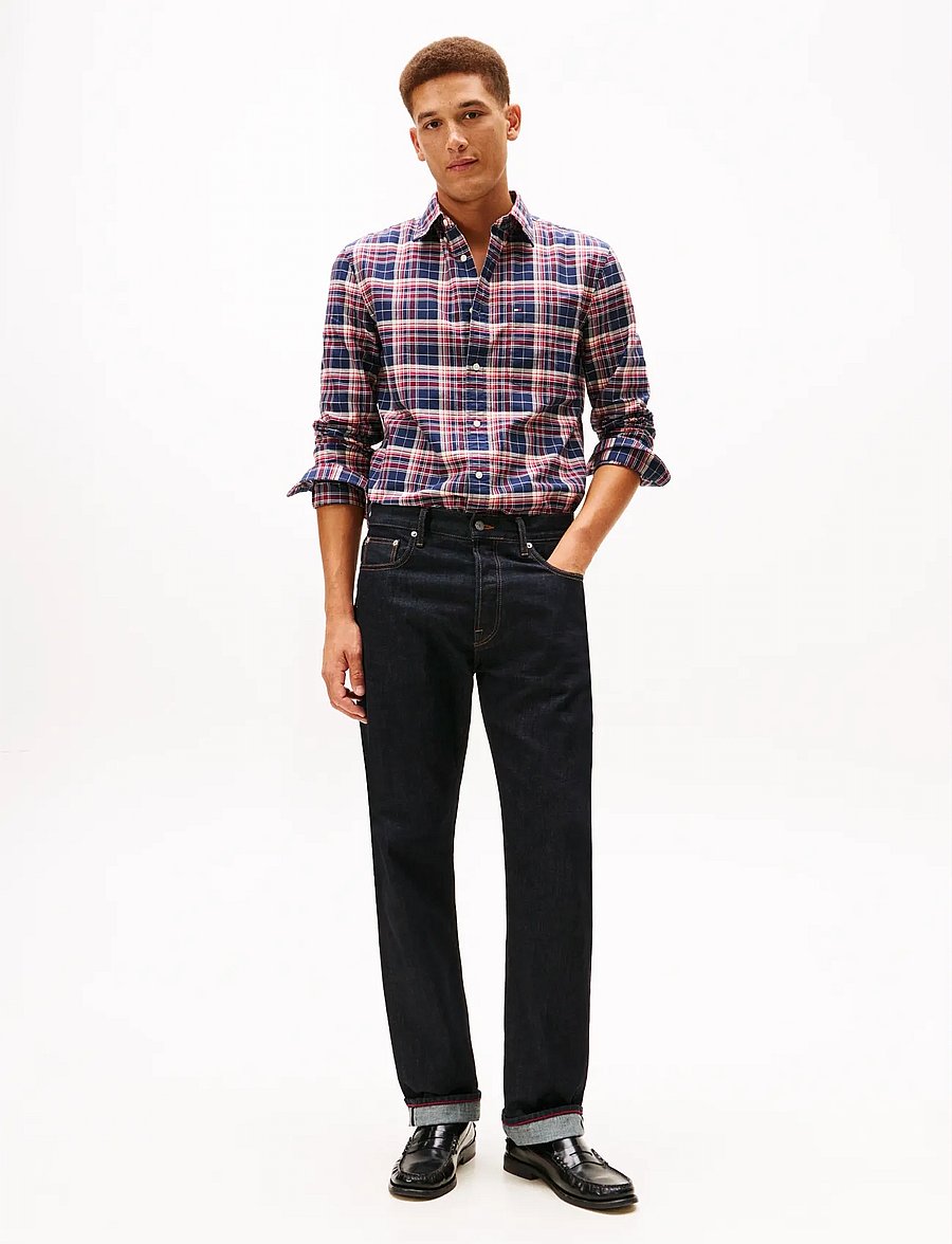Tommy Hilfiger - OXFORD HERITAGE PLAID RF SHIRT - chemises oxford - pitch blue check - 2