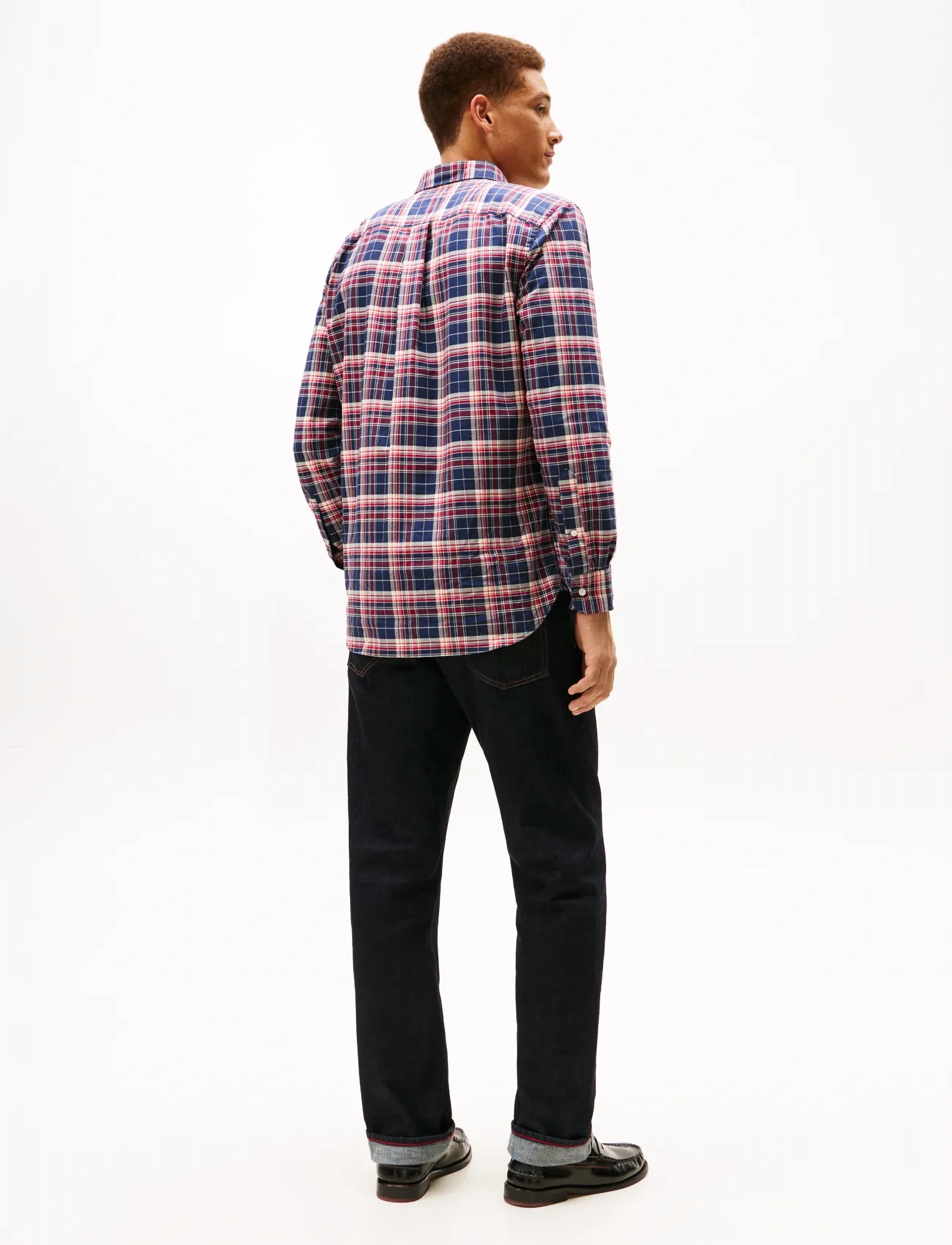 Tommy Hilfiger - OXFORD HERITAGE PLAID RF SHIRT - chemises oxford - pitch blue   check - 3