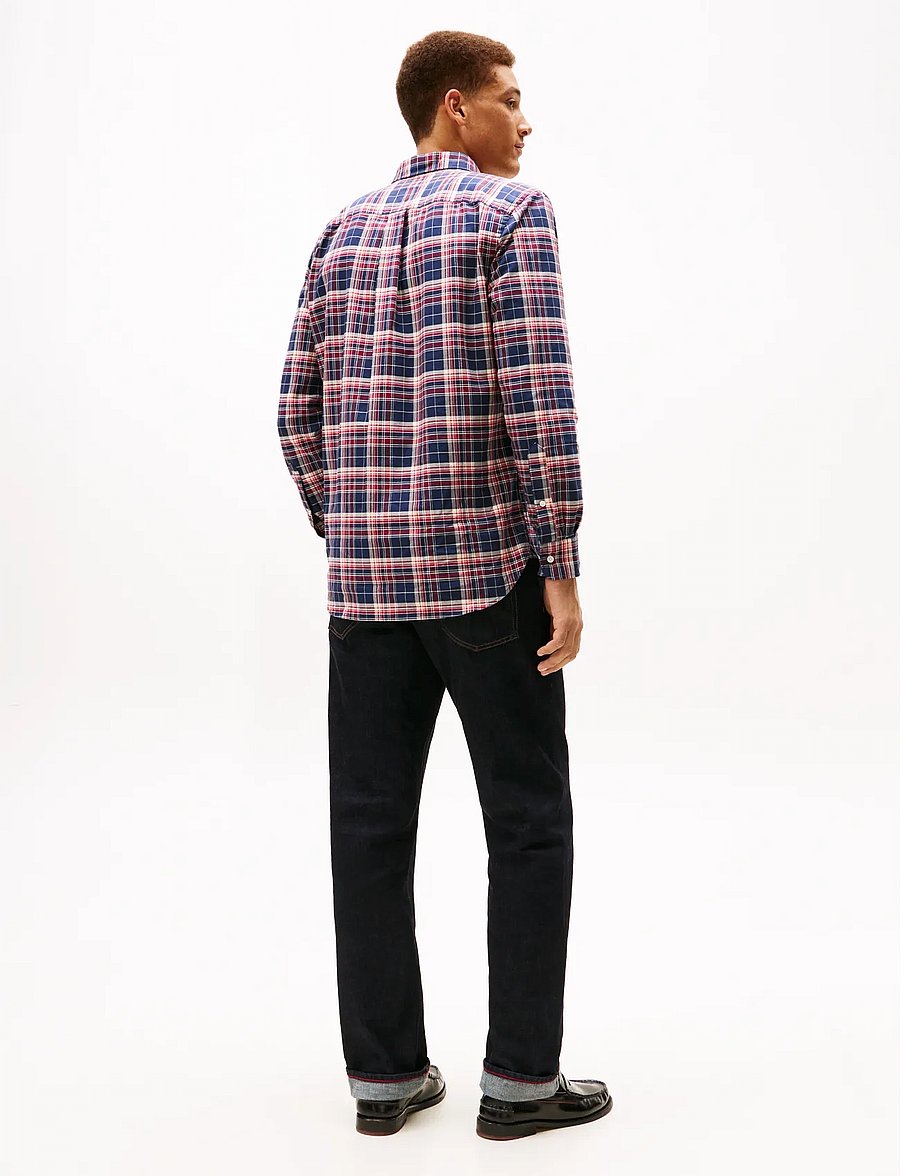 Tommy Hilfiger - OXFORD HERITAGE PLAID RF SHIRT - chemises oxford - pitch blue check - 3