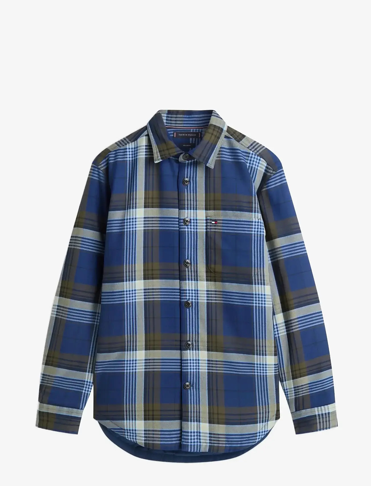 Tommy Hilfiger - PADDED OVERSHIRT - shop by occasion - pitch blue   check - 1