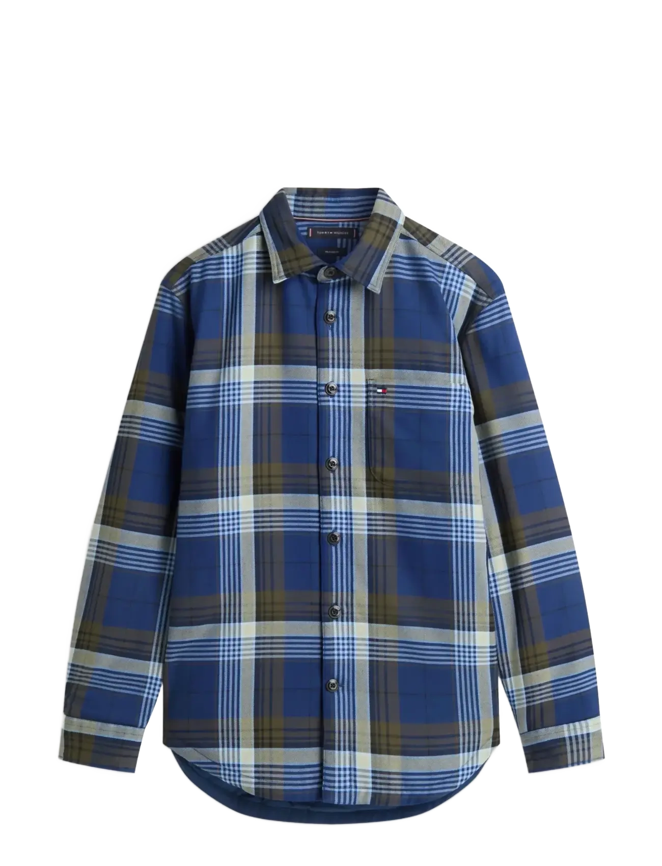 Tommy Hilfiger PADDED OVERSHIRT - Overshirts - PITCH BLUE   CHECK / blue