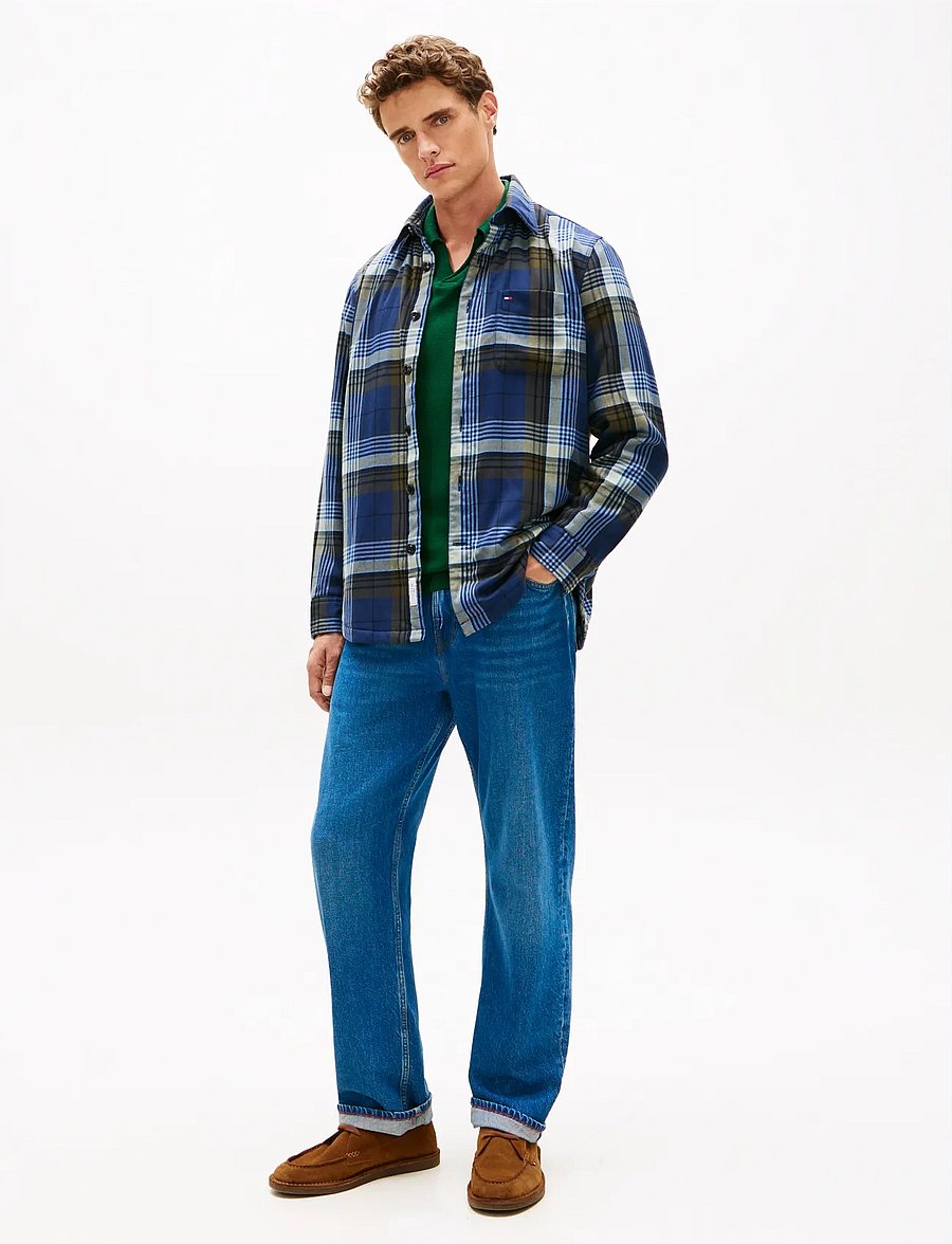 Tommy Hilfiger - PADDED OVERSHIRT - osta olukorra järgi - pitch blue check - 2